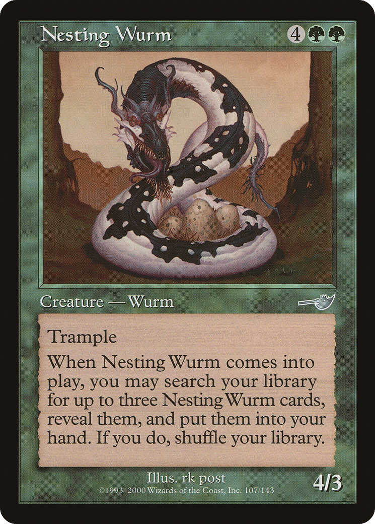Nesting Wurm — Nemesis — Magic: The Gathering