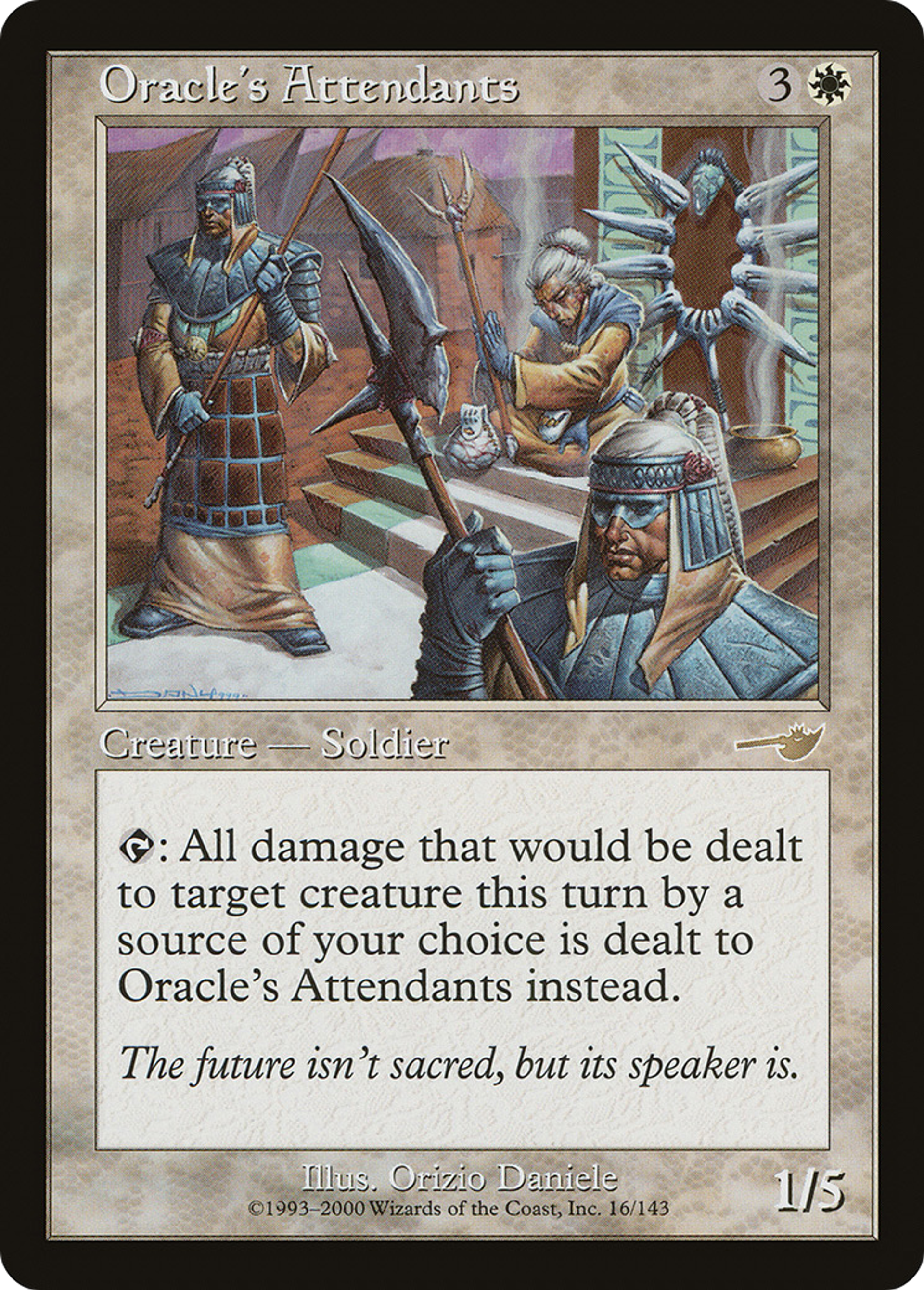 Oracle's Attendants — Nemesis — Magic: The Gathering