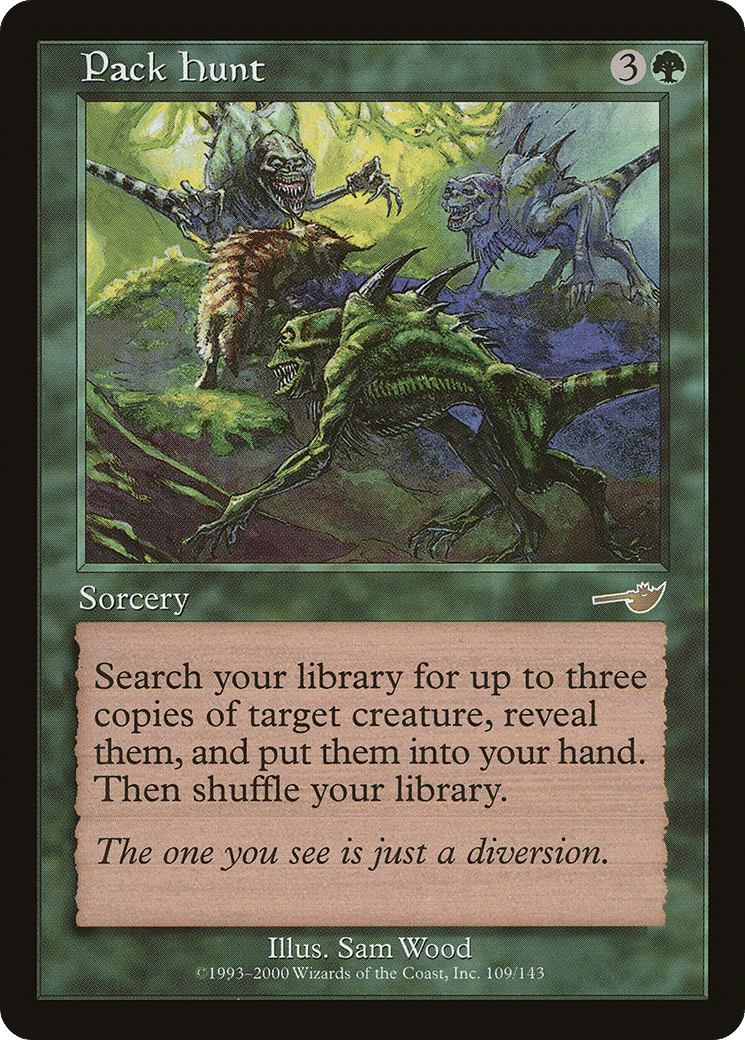 Pack Hunt — Nemesis — Magic: The Gathering