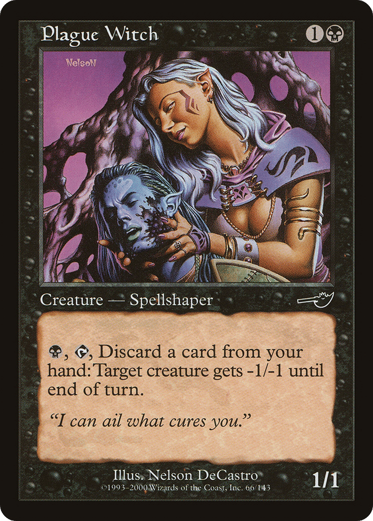 Plague Witch — Nemesis — Magic: The Gathering