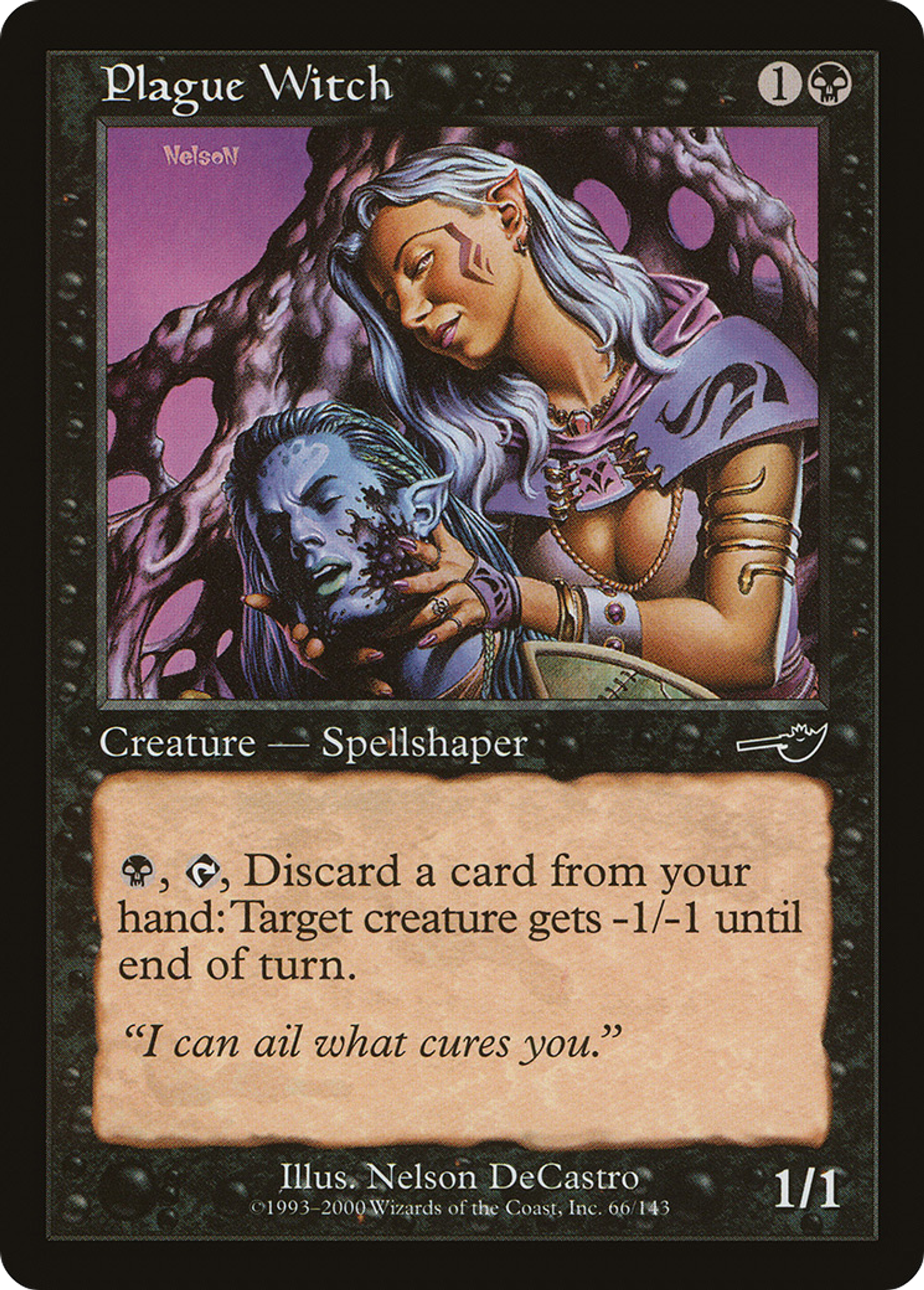 Plague Witch — Nemesis — Magic: The Gathering