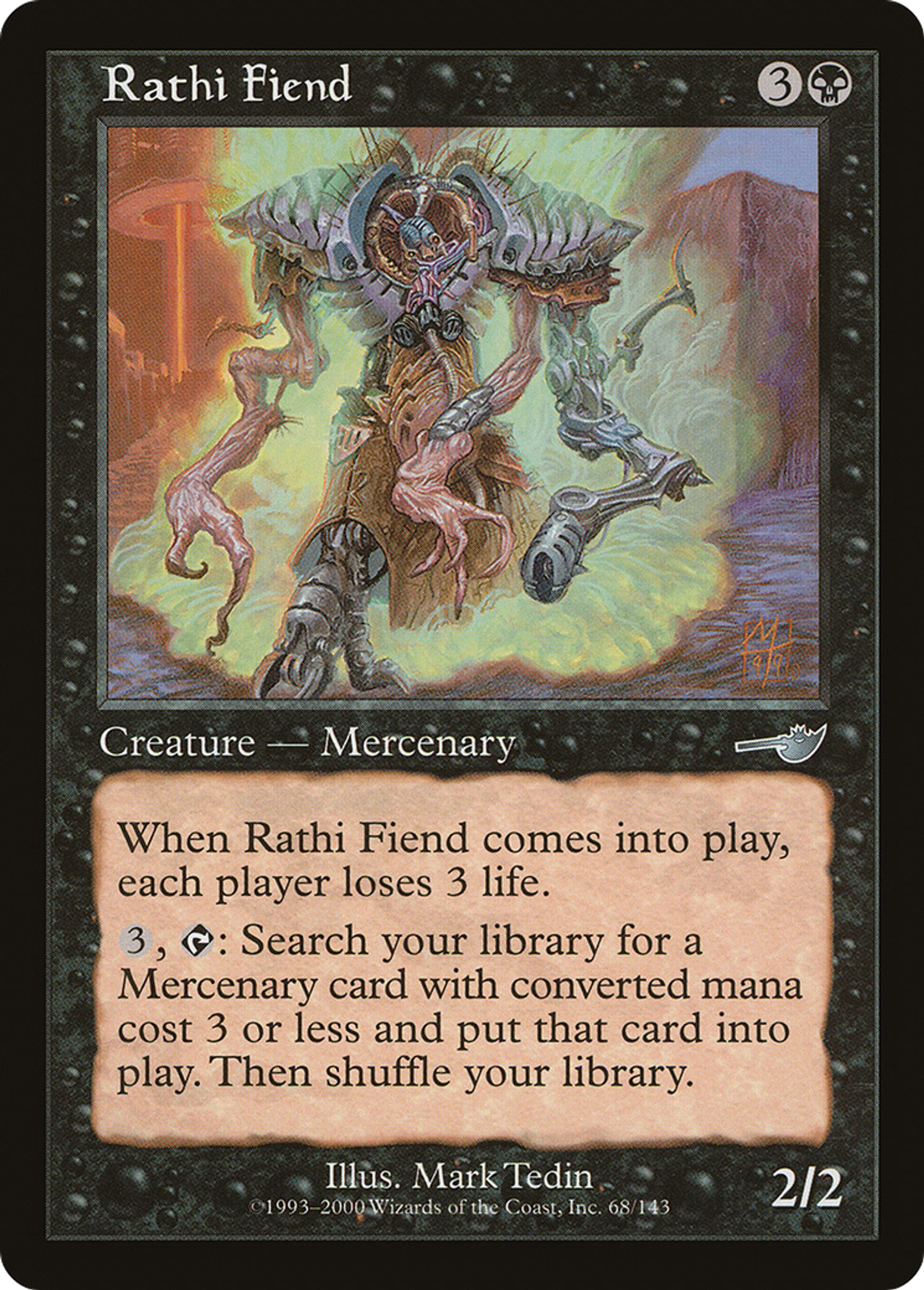 Rathi Fiend — Nemesis — Magic: The Gathering