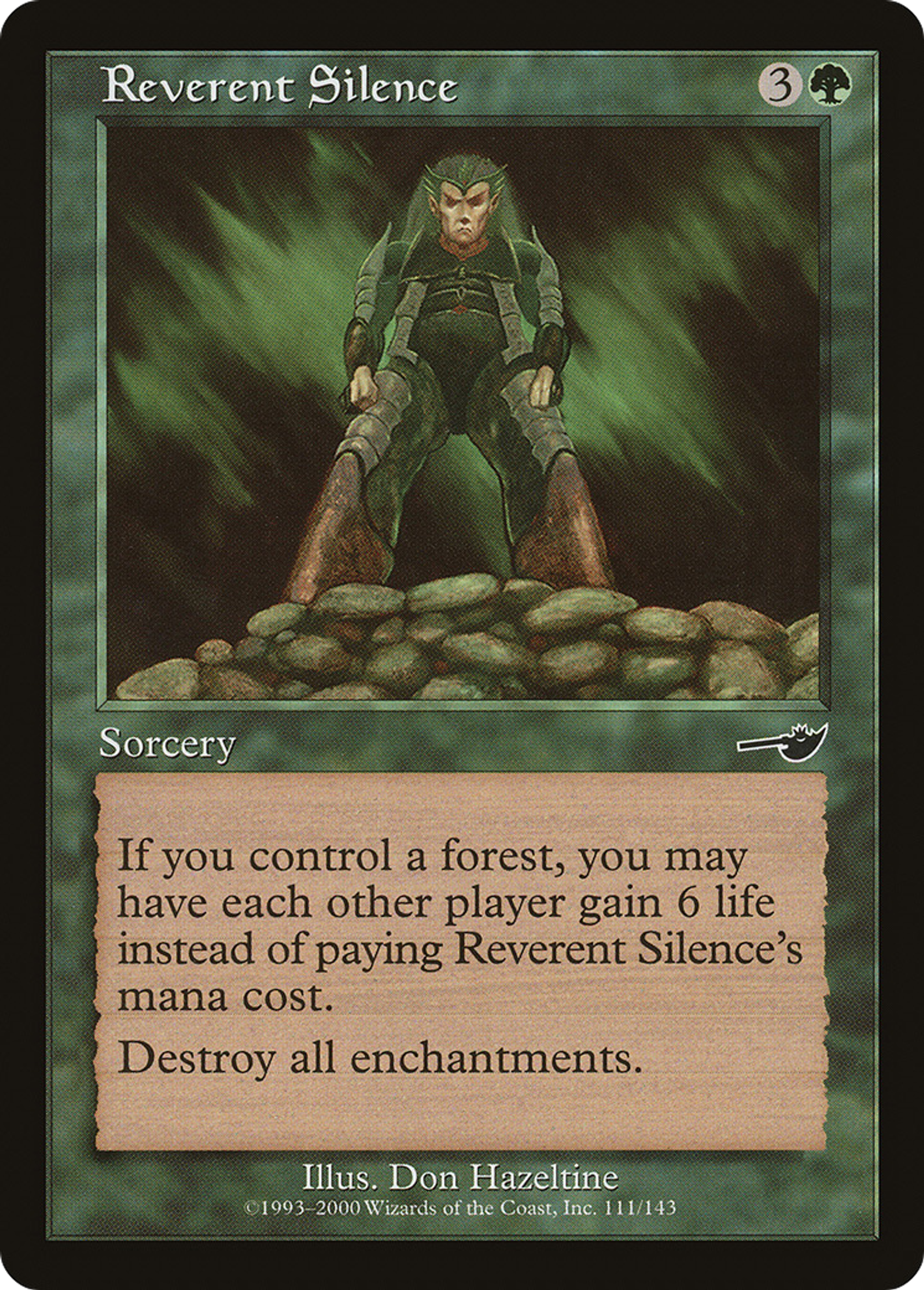 Reverent Silence — Nemesis — Magic: The Gathering