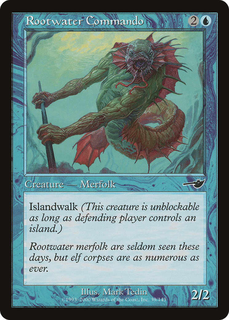 Rootwater Commando — Nemesis — Magic: The Gathering