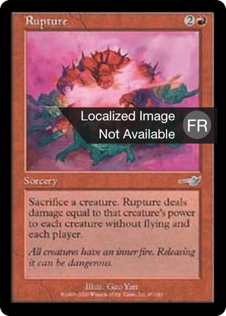 Rupture — Nemesis — Magic: The Gathering
