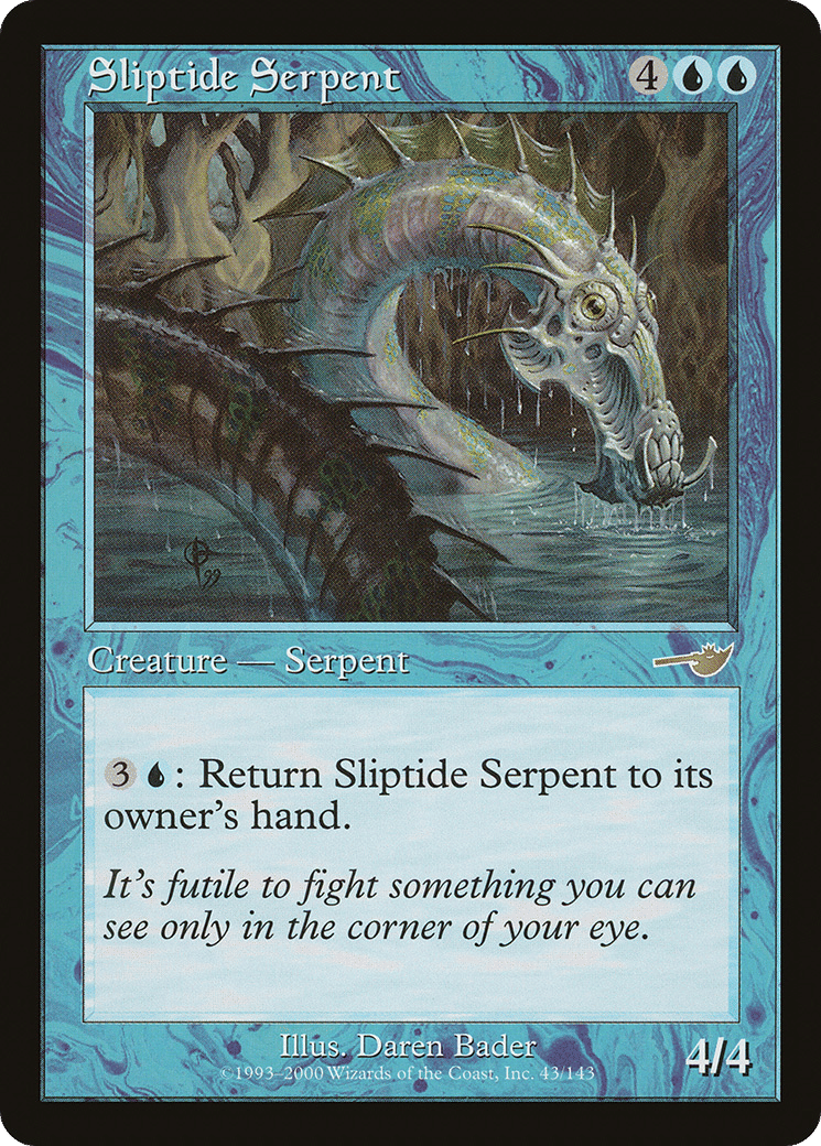 Sliptide Serpent — Nemesis — Magic: The Gathering