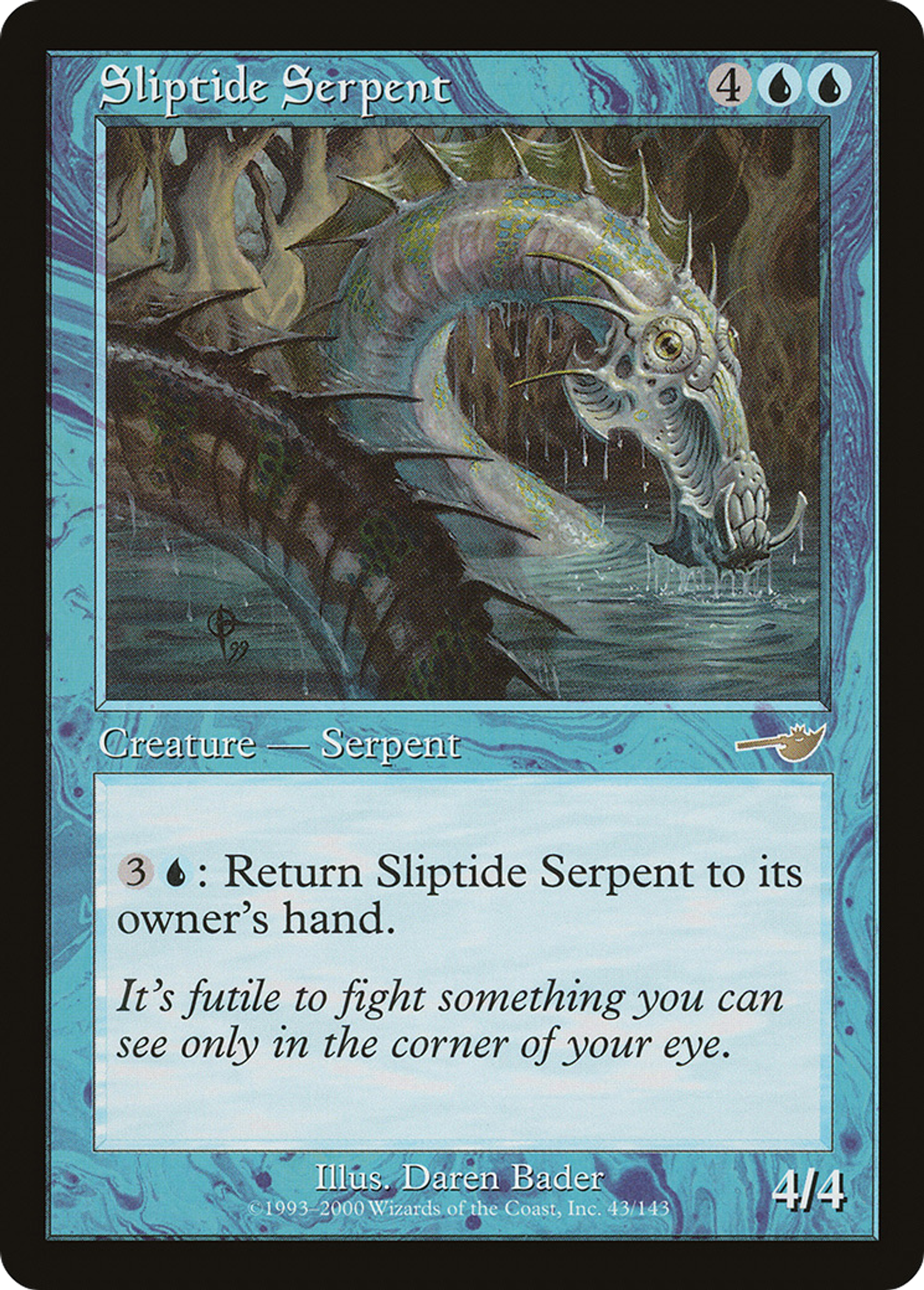 Grand serpent des raz-de-marée — Nemesis — Magic: The Gathering