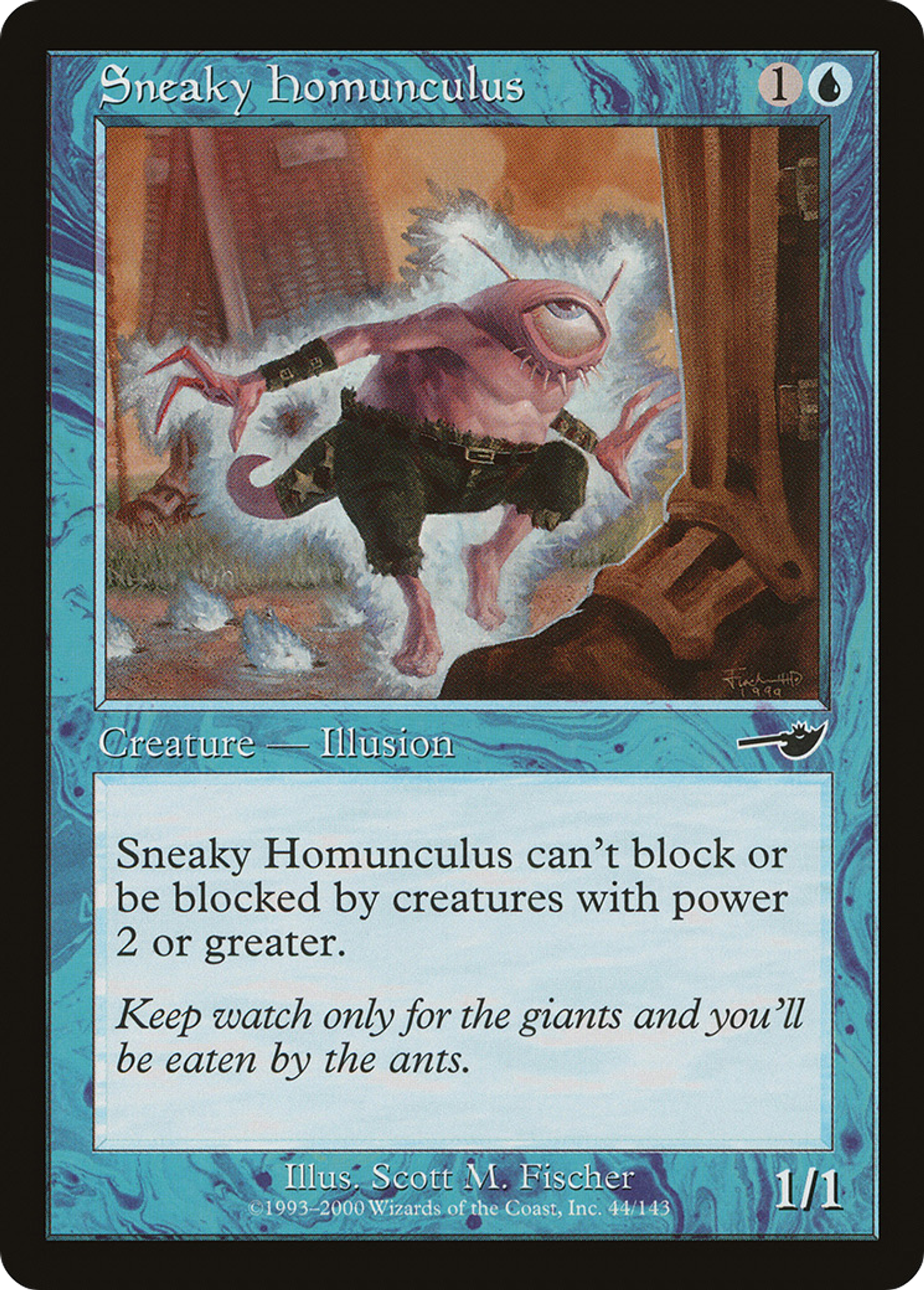Homoncule furtif — Nemesis — Magic: The Gathering