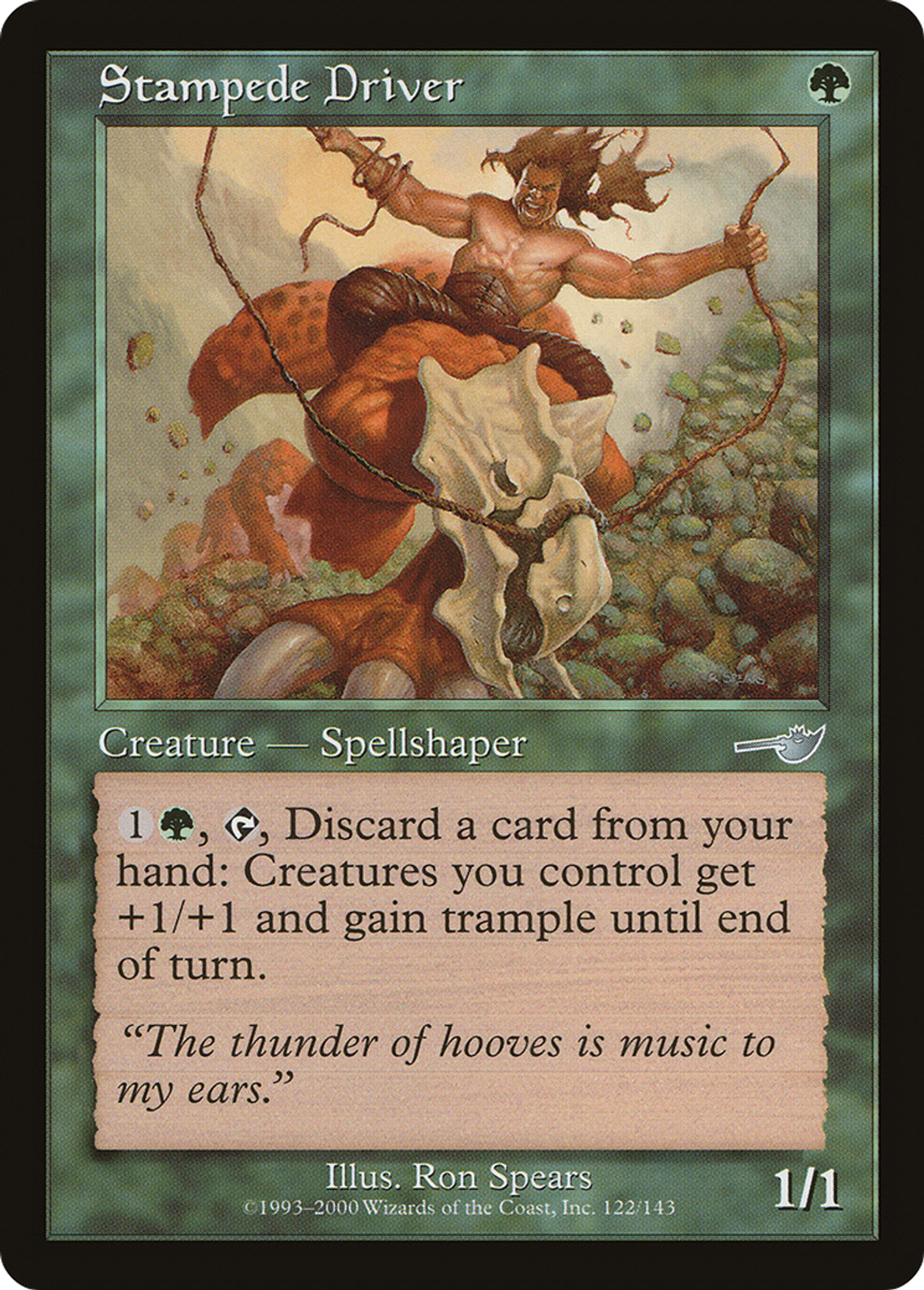 Conducteur de la ruée — Nemesis — Magic: The Gathering