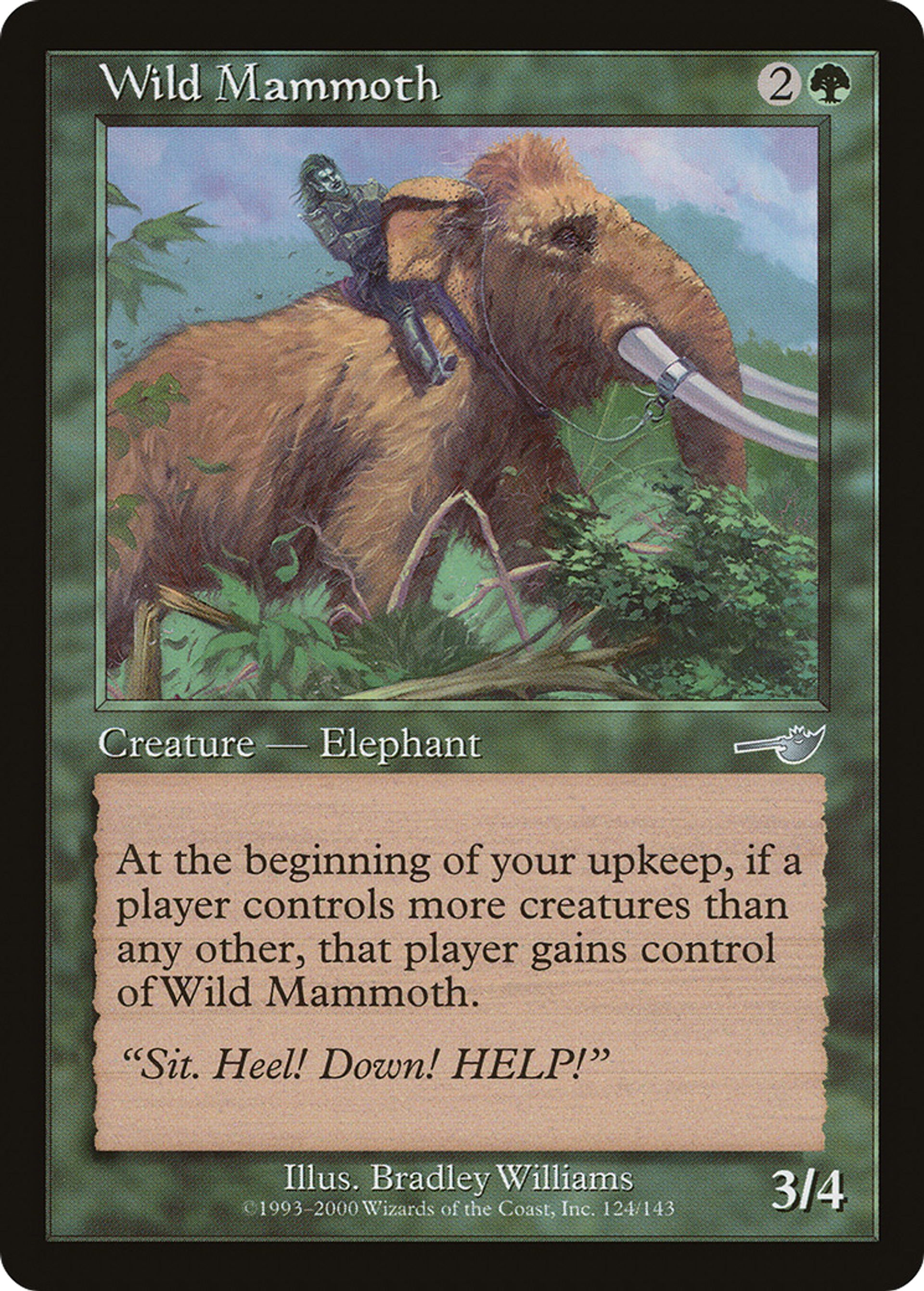 Mammouth sauvage — Nemesis — Magic: The Gathering