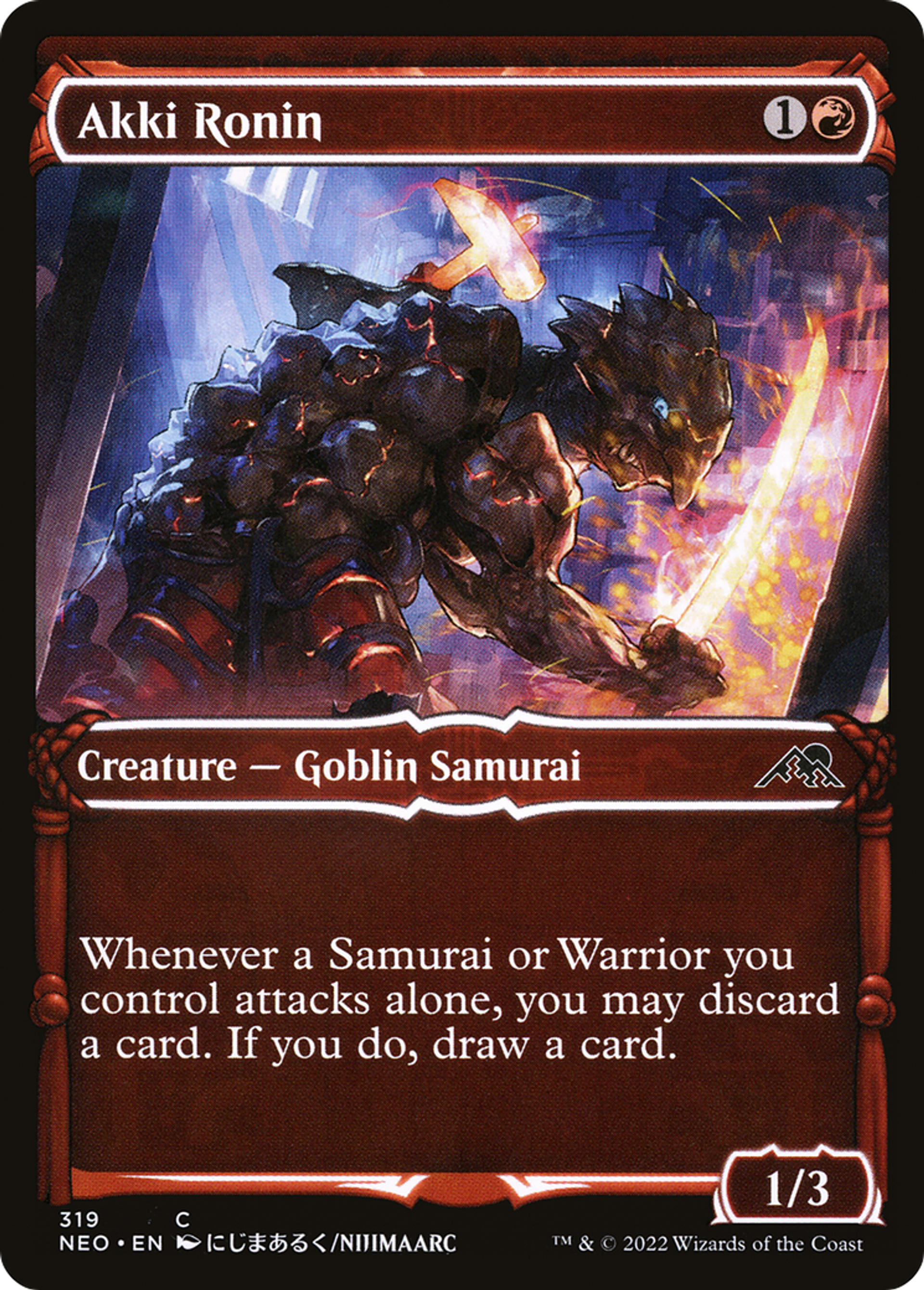 Ronin akki — Kamigawa: Neon Dynasty — Magic: The Gathering