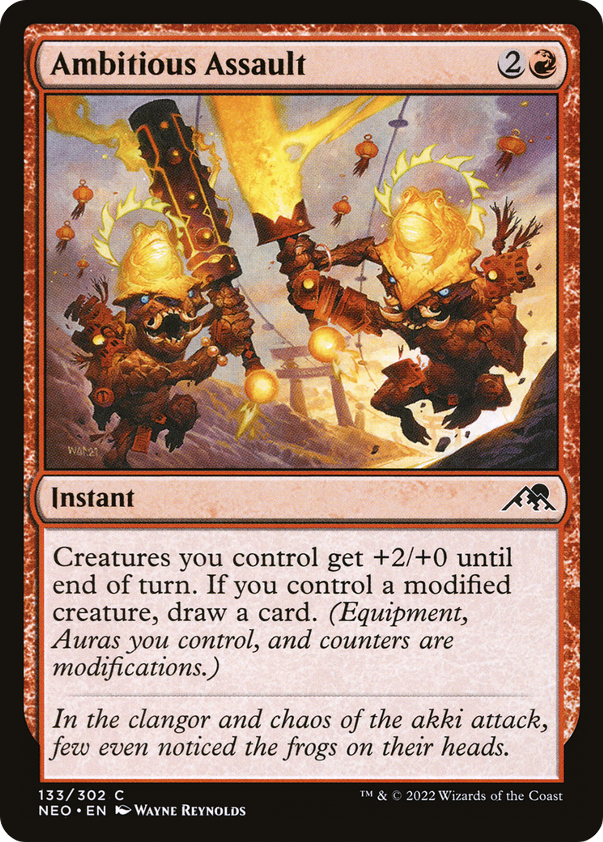 Ambitious Assault — Kamigawa: Neon Dynasty — Magic: The Gathering