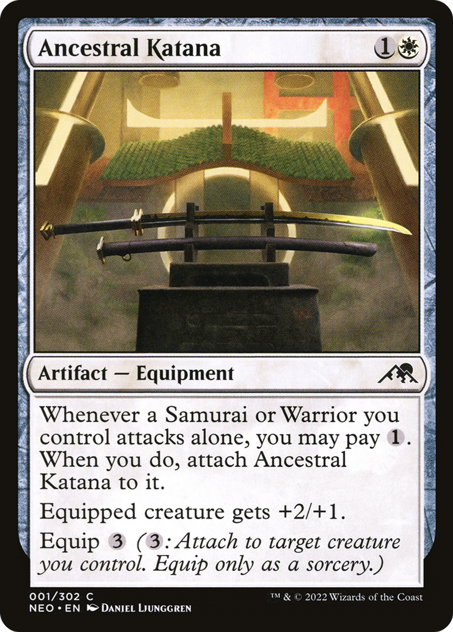 Ancestral Katana — Kamigawa: Neon Dynasty — Magic: The Gathering