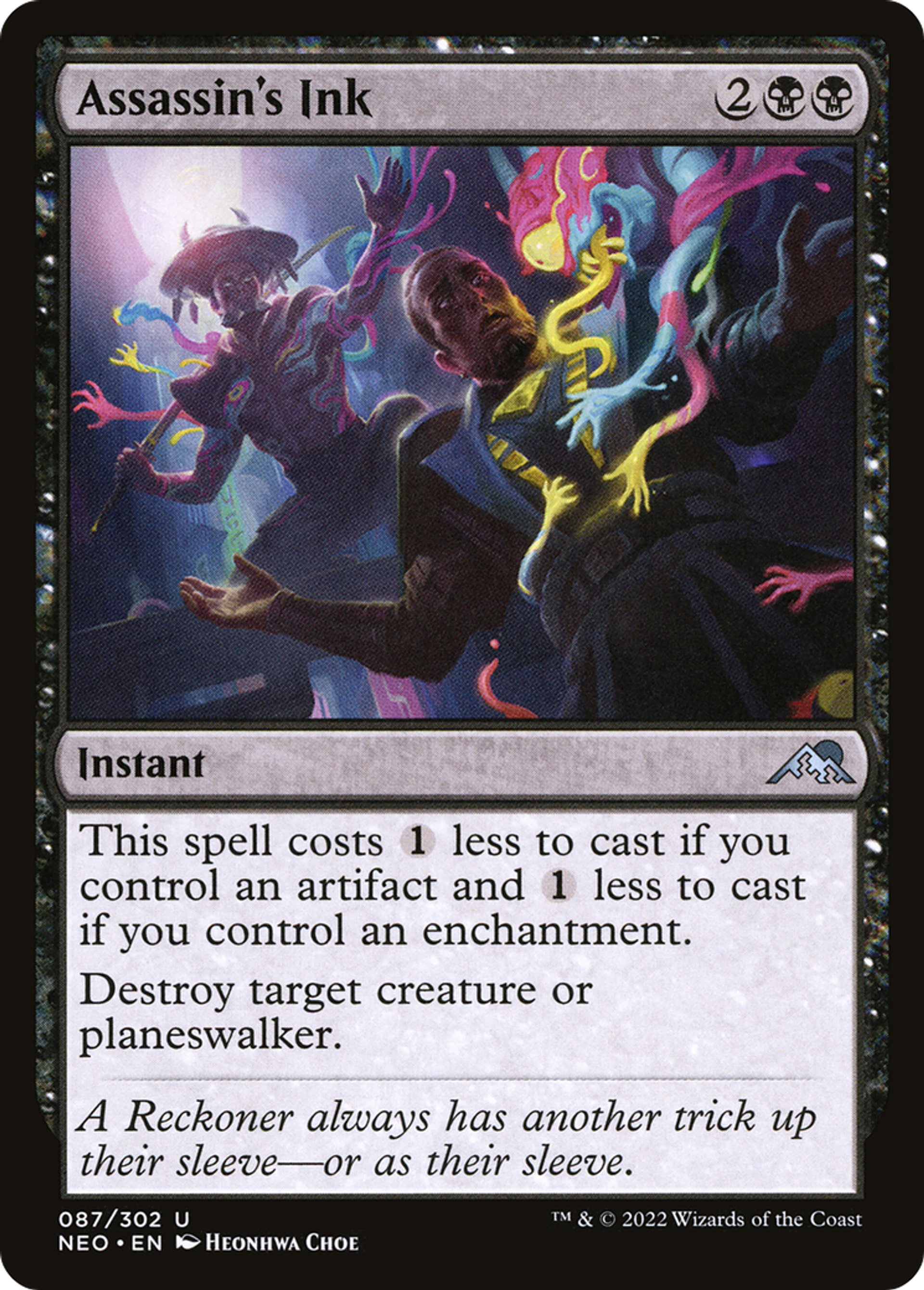 Assassin's Ink — Kamigawa: Neon Dynasty — Magic: The Gathering