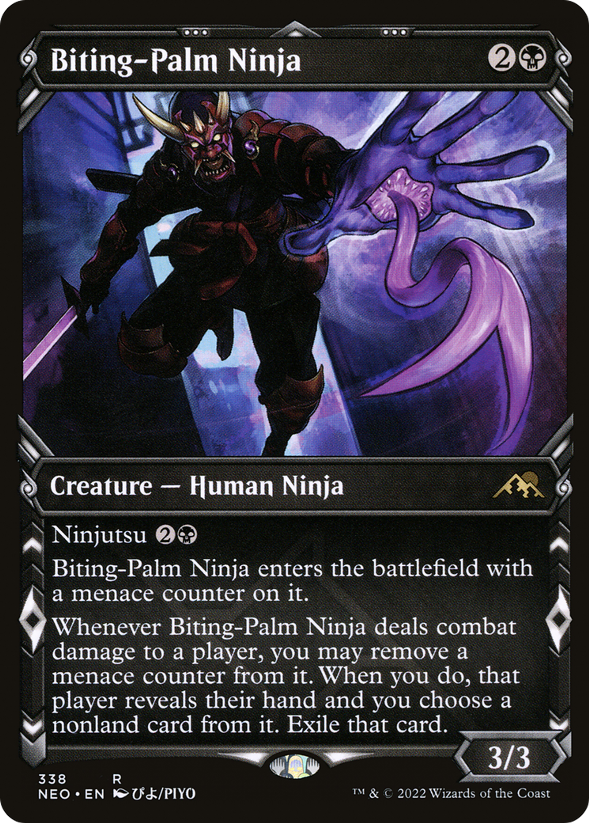 Ninja à la paume mordante — Kamigawa: Neon Dynasty — Magic: The Gathering