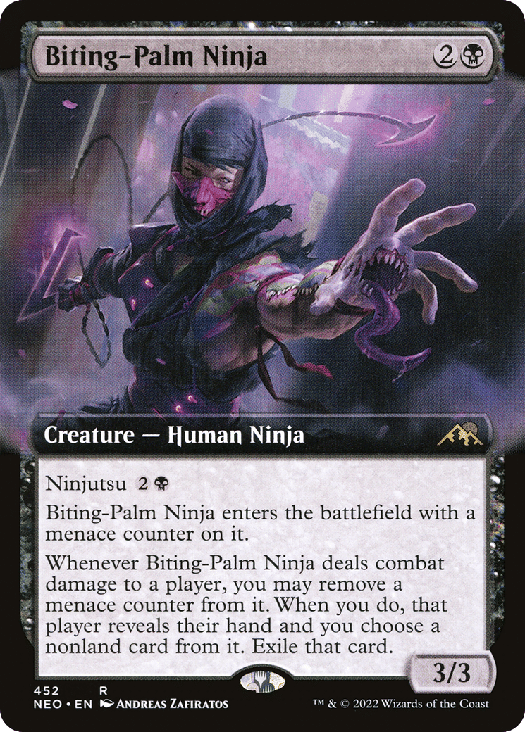 Biting-Palm Ninja — Kamigawa: Neon Dynasty — Magic: The Gathering