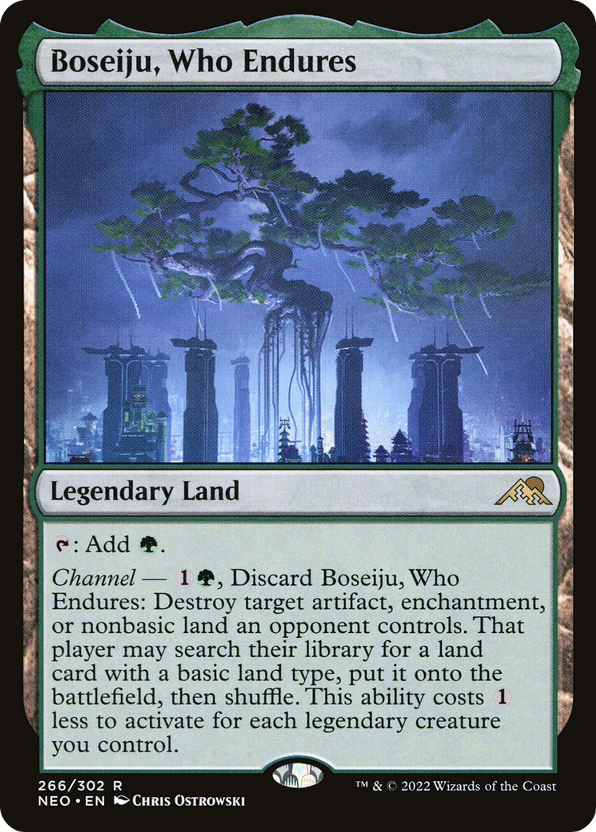 Boseiju, Who Endures — Kamigawa: Neon Dynasty — Magic: The Gathering