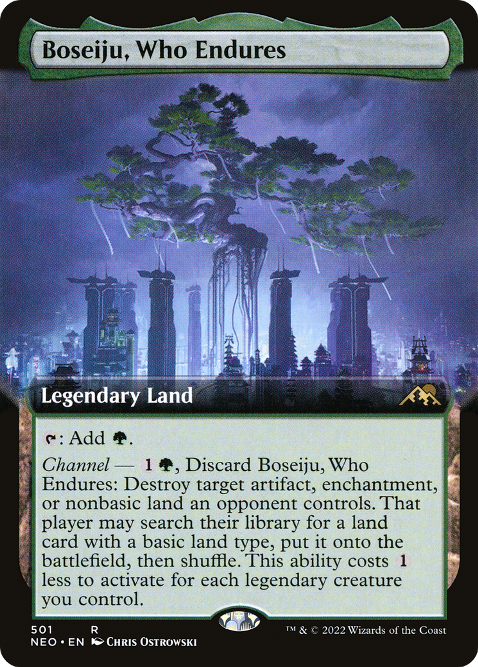 Boseiju, celui qui résiste — Kamigawa: Neon Dynasty — Magic: The Gathering