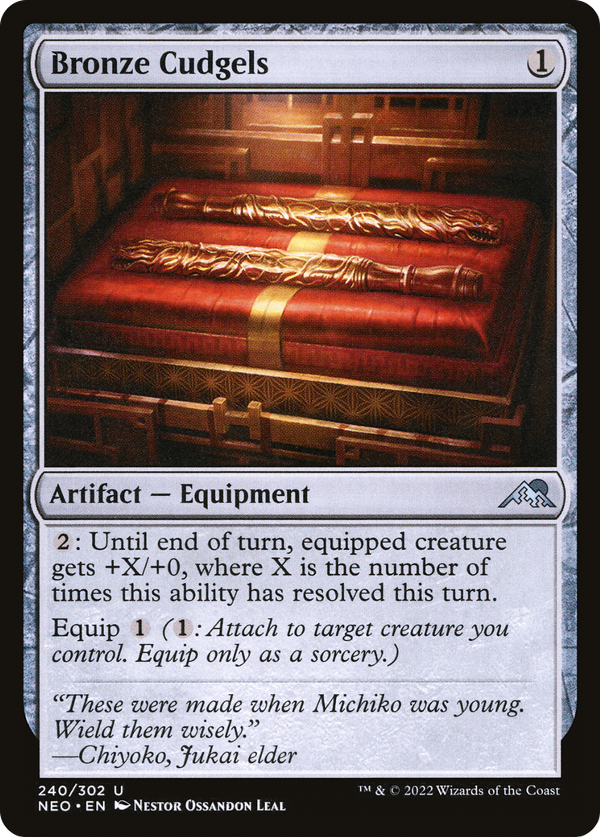 Gourdins de bronze — Kamigawa: Neon Dynasty — Magic: The Gathering