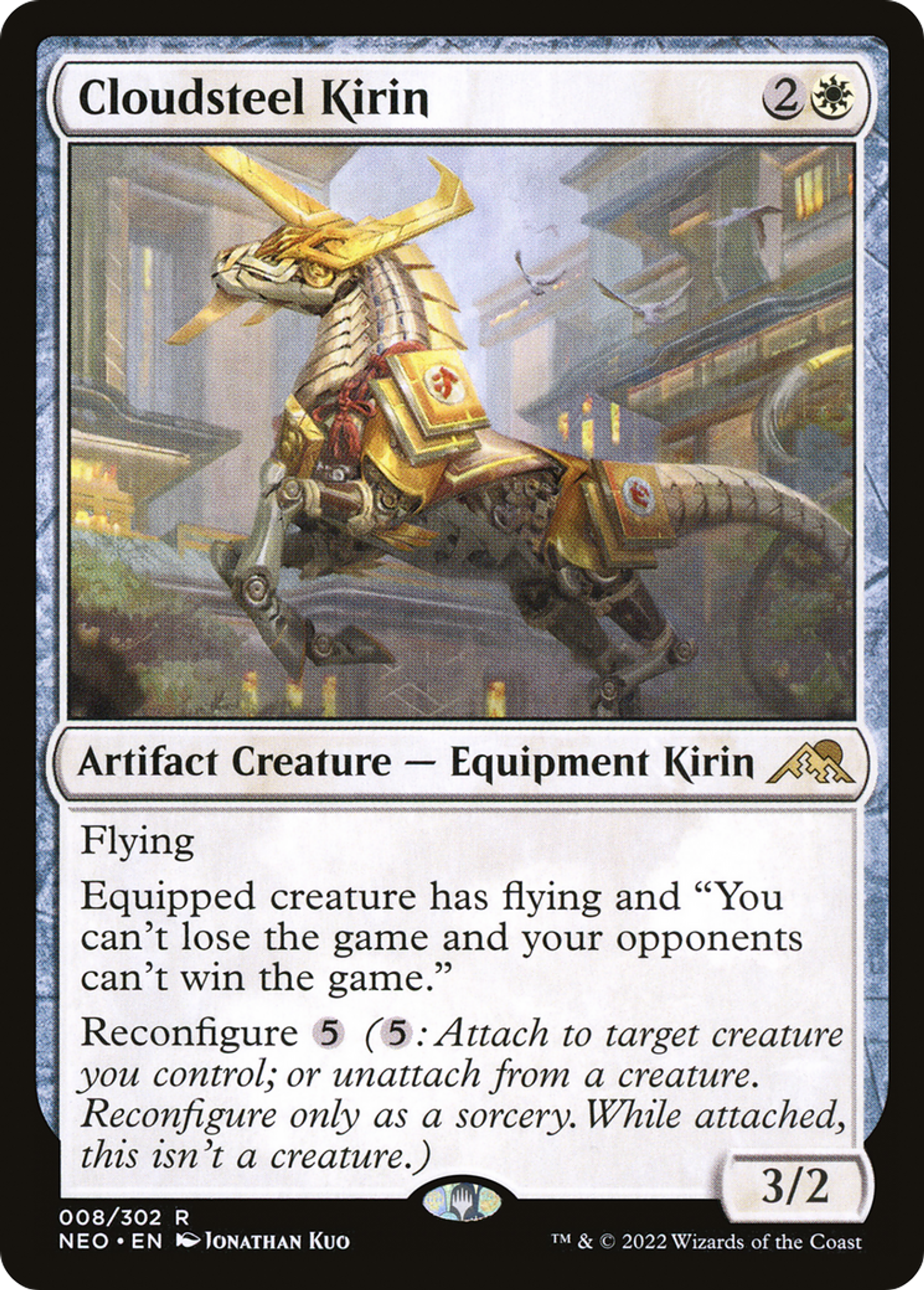 Cloudsteel Kirin — Kamigawa: Neon Dynasty — Magic: The Gathering