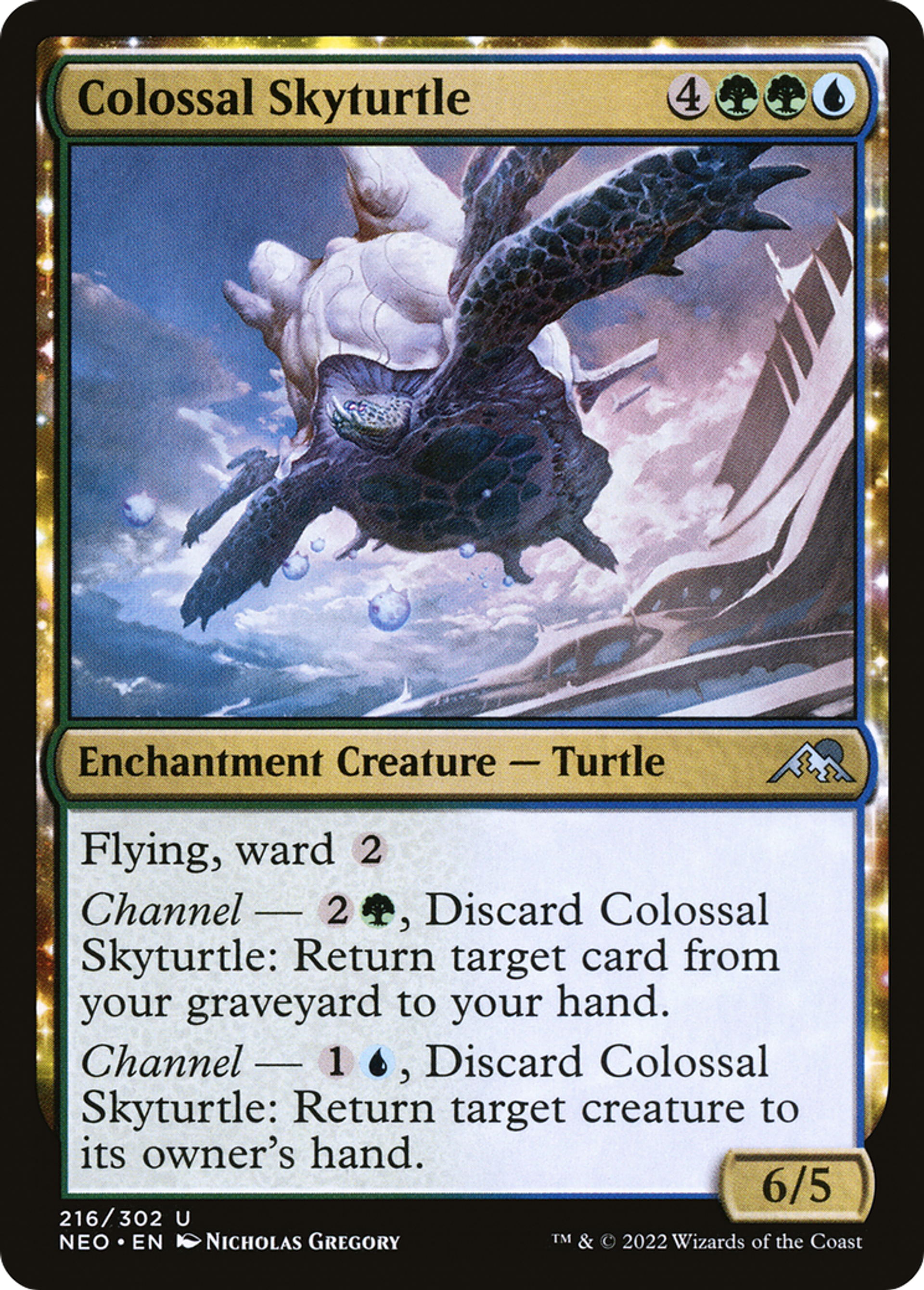 Colossal Skyturtle — Kamigawa: Neon Dynasty — Magic: The Gathering