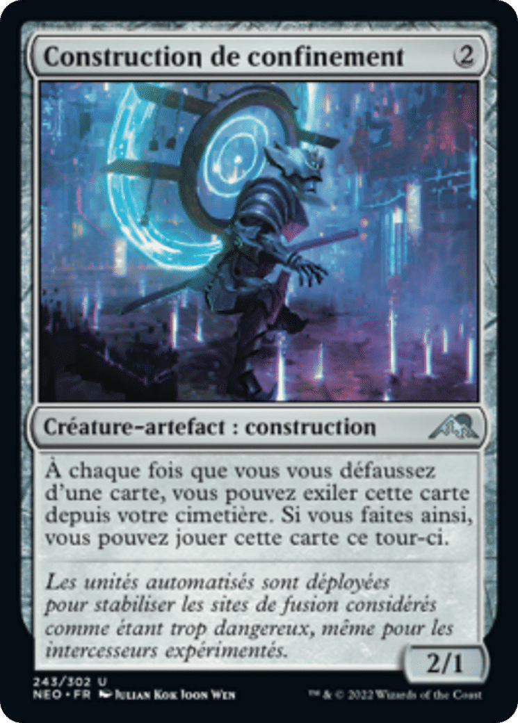 Construction de confinement from Kamigawa: Neon Dynasty - Magic: The Gathering