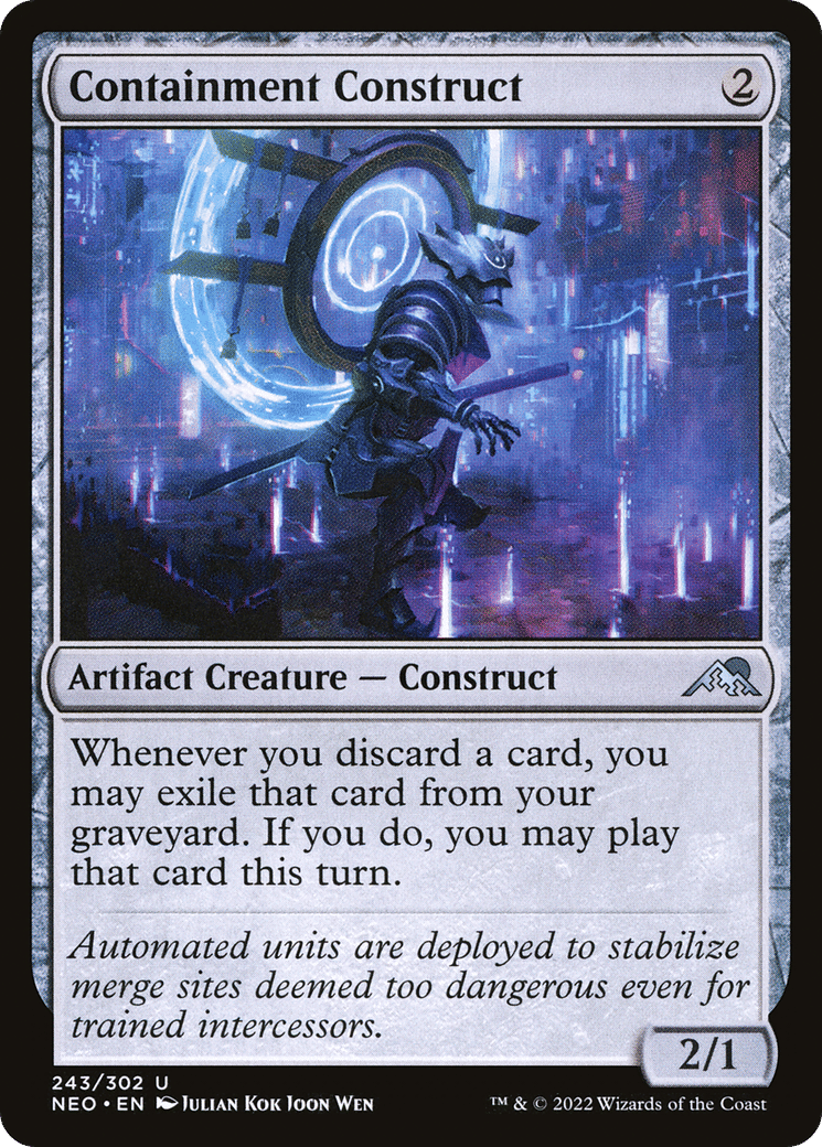 Containment Construct — Kamigawa: Neon Dynasty — Magic: The Gathering