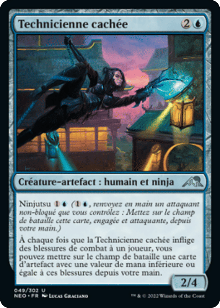 Technicienne cachée — Kamigawa: Neon Dynasty — Magic: The Gathering