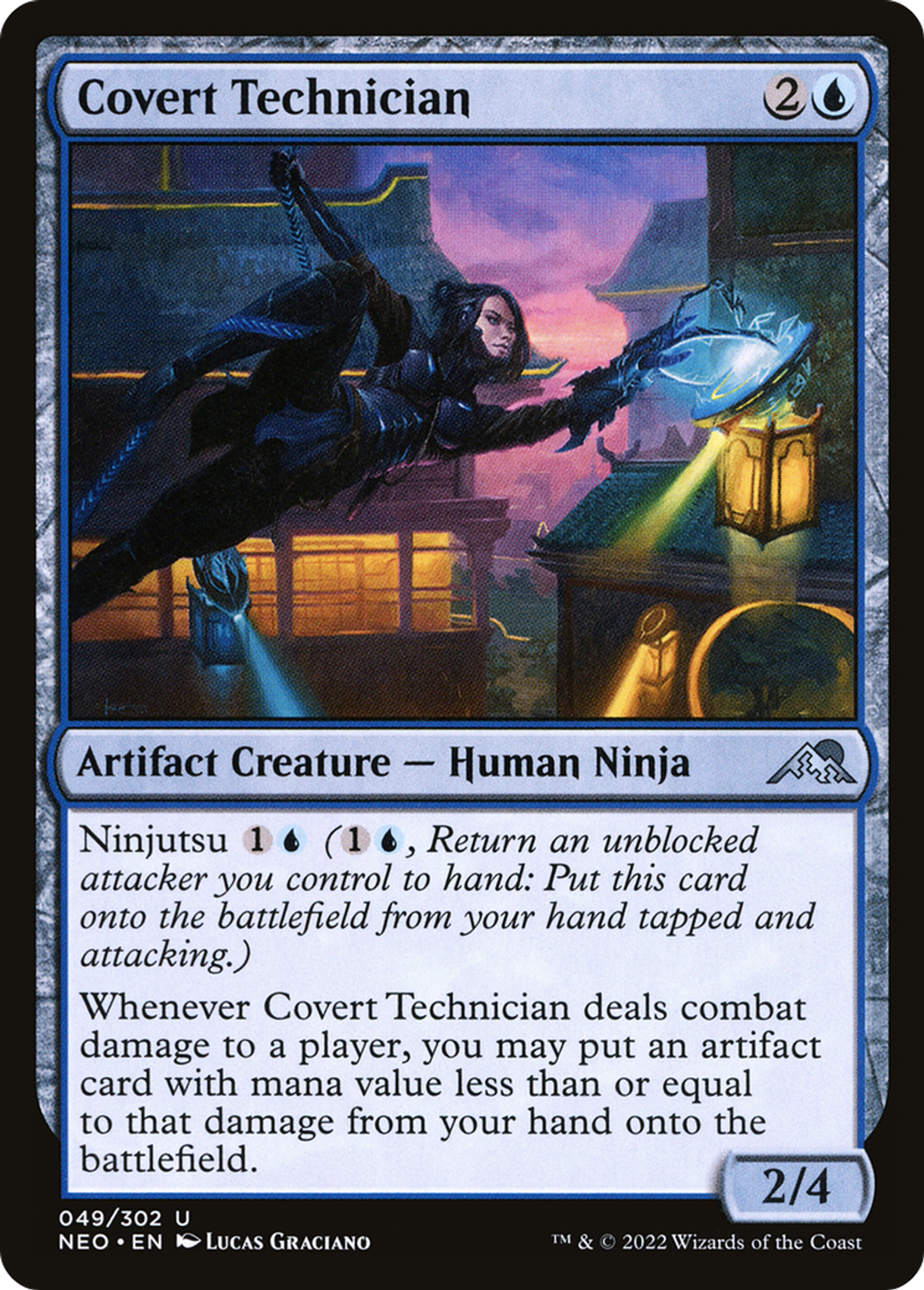 Technicienne cachée — Kamigawa: Neon Dynasty — Magic: The Gathering