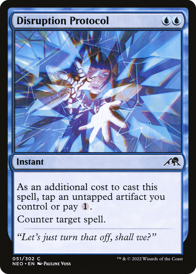 Disruption Protocol — Kamigawa: Neon Dynasty — Magic: The Gathering