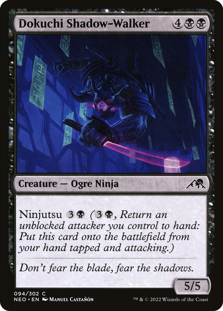 Dokuchi Shadow-Walker — Kamigawa: Neon Dynasty — Magic: The Gathering