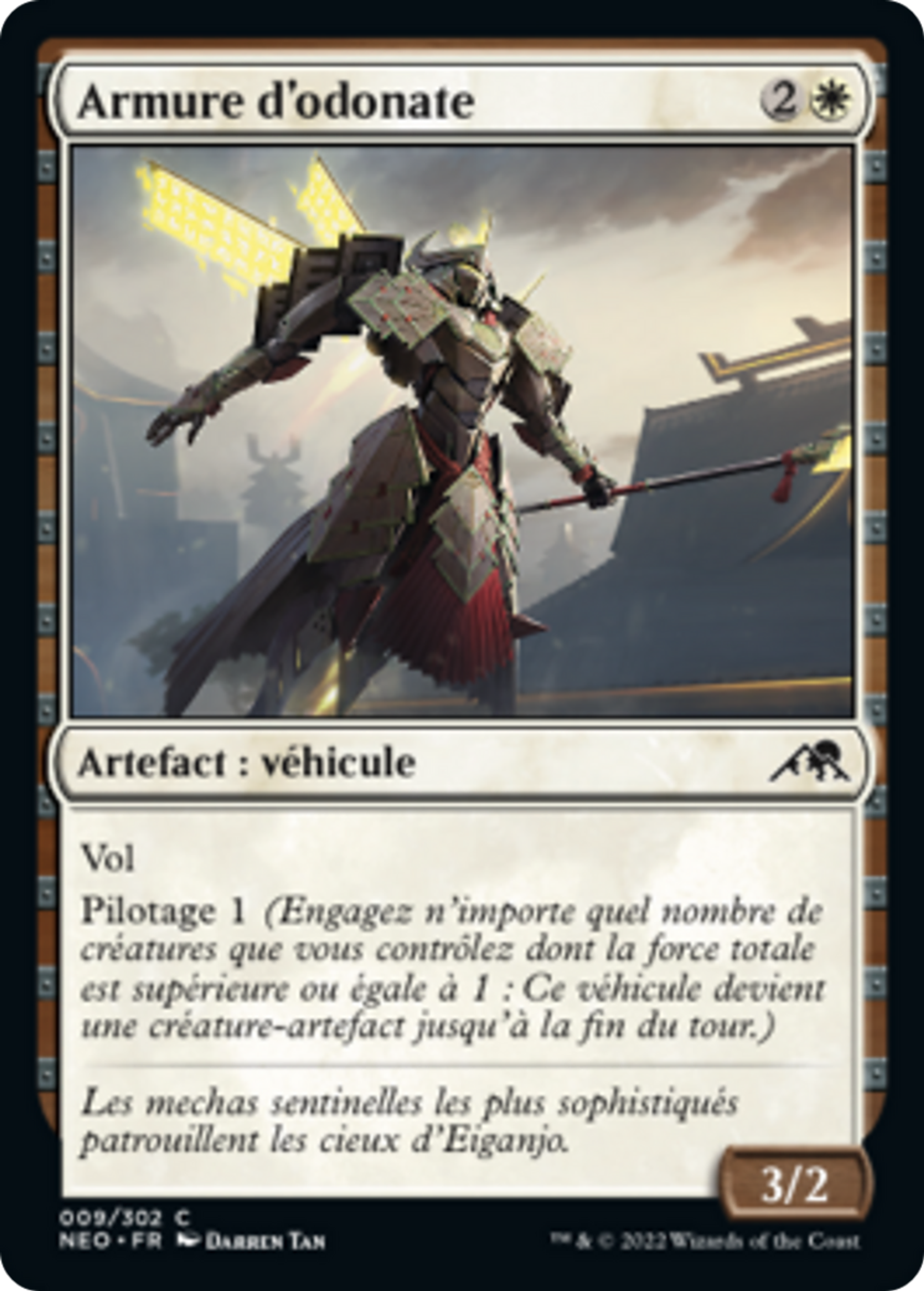 Armure d'odonate — Kamigawa: Neon Dynasty — Magic: The Gathering