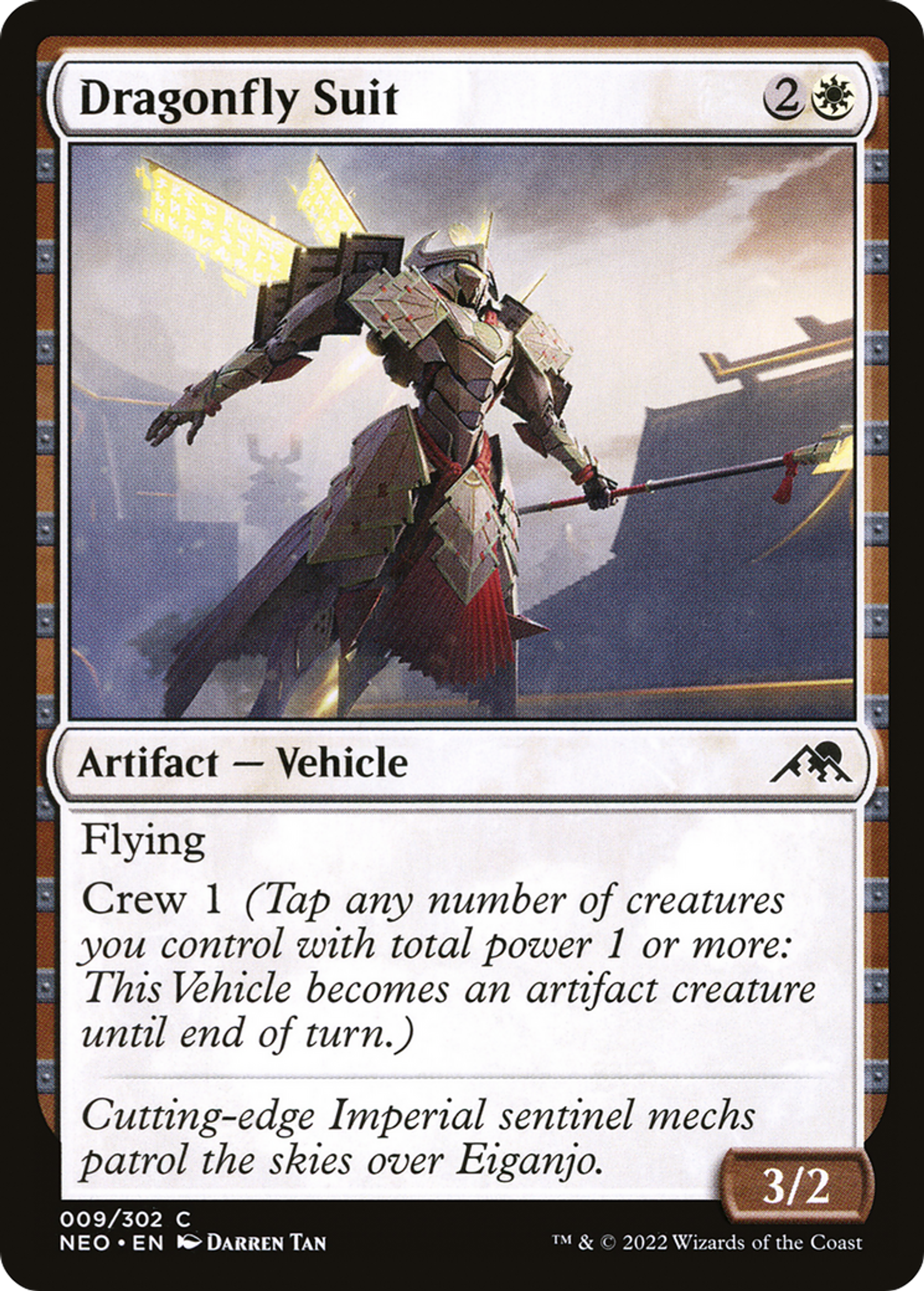 Dragonfly Suit — Kamigawa: Neon Dynasty — Magic: The Gathering