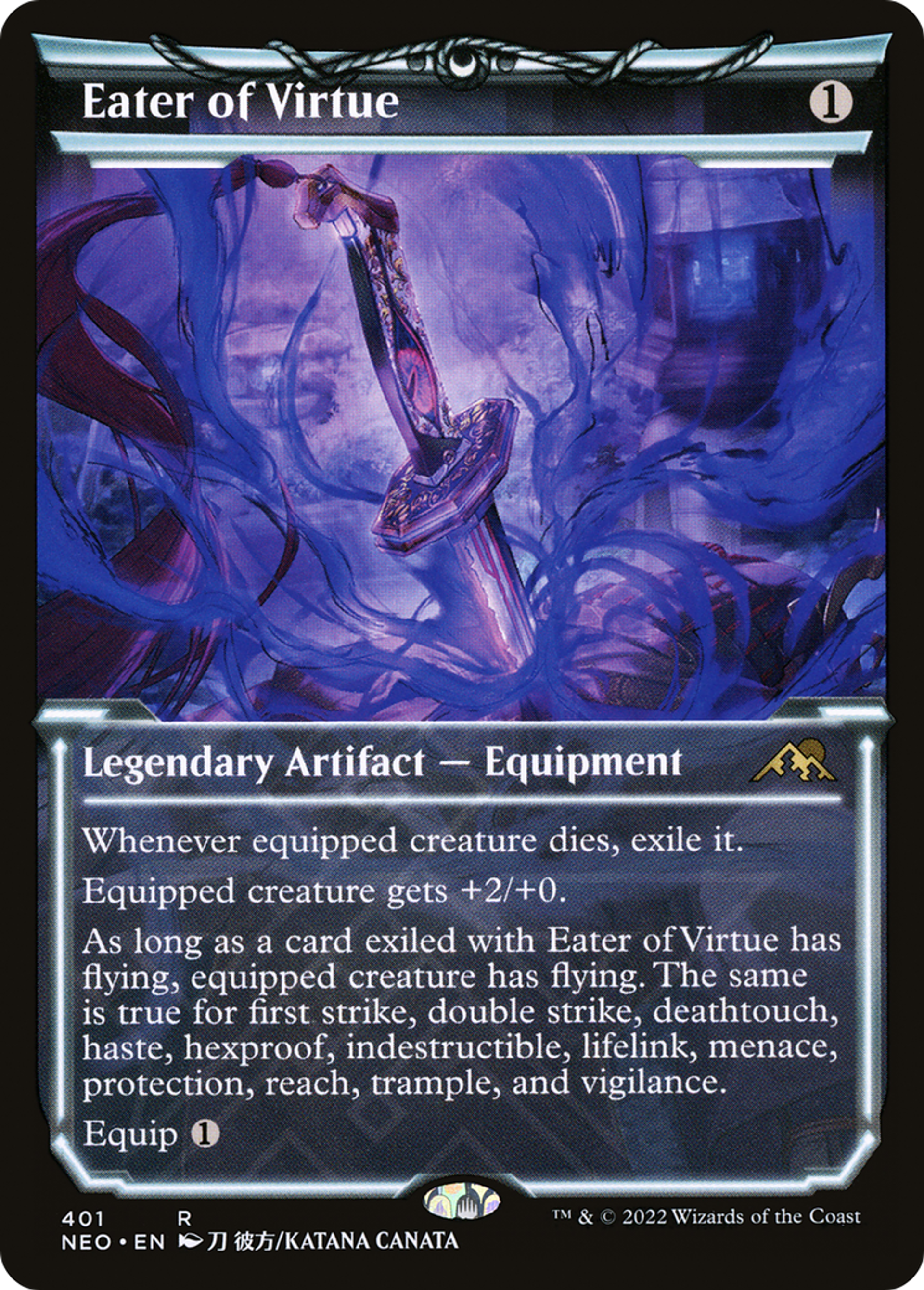 Eater of Virtue — Kamigawa: Neon Dynasty — Magic: The Gathering