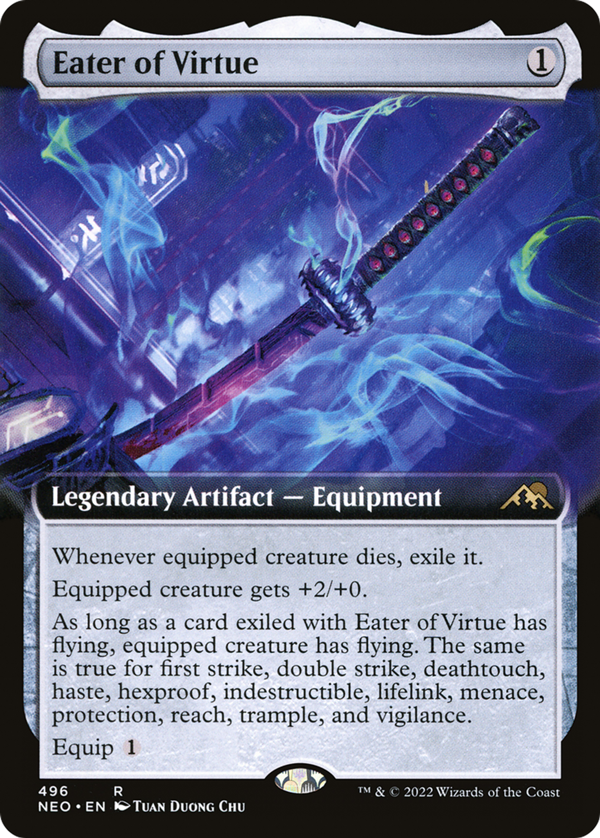 Dévoreur de vertu — Kamigawa: Neon Dynasty — Magic: The Gathering