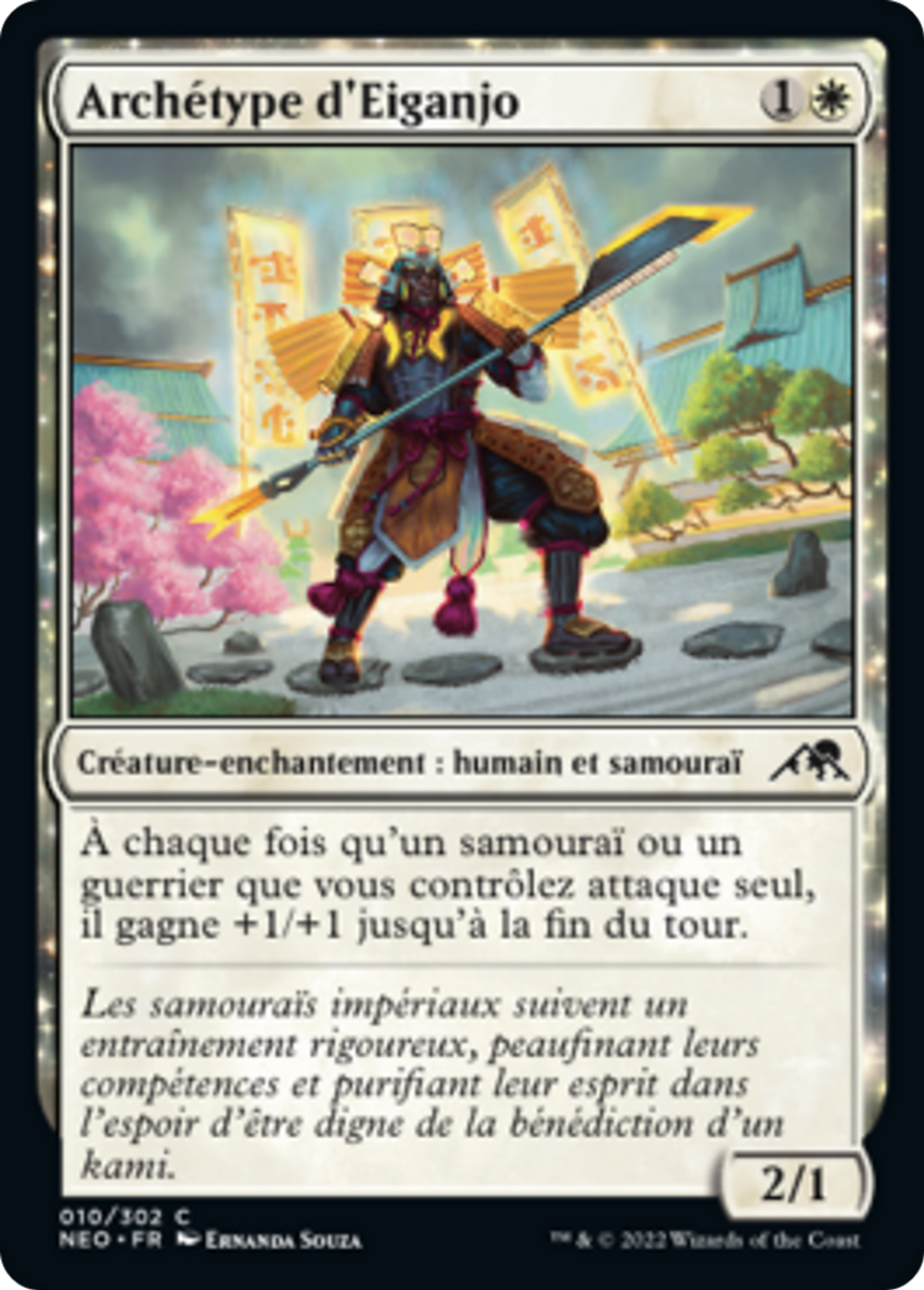 Archétype d'Eiganjo — Kamigawa: Neon Dynasty — Magic: The Gathering