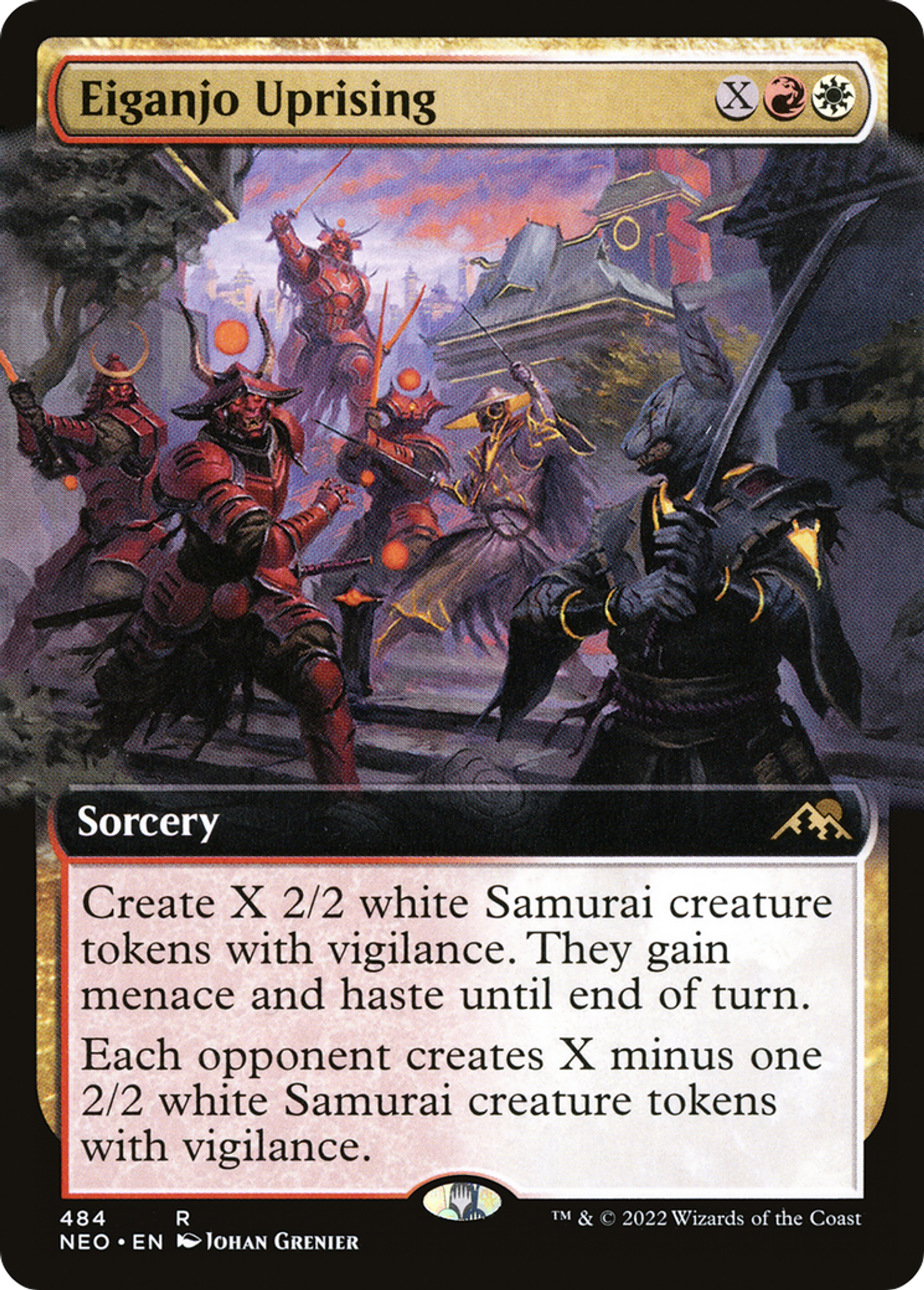 Soulèvement d'Eiganjo — Kamigawa: Neon Dynasty — Magic: The Gathering