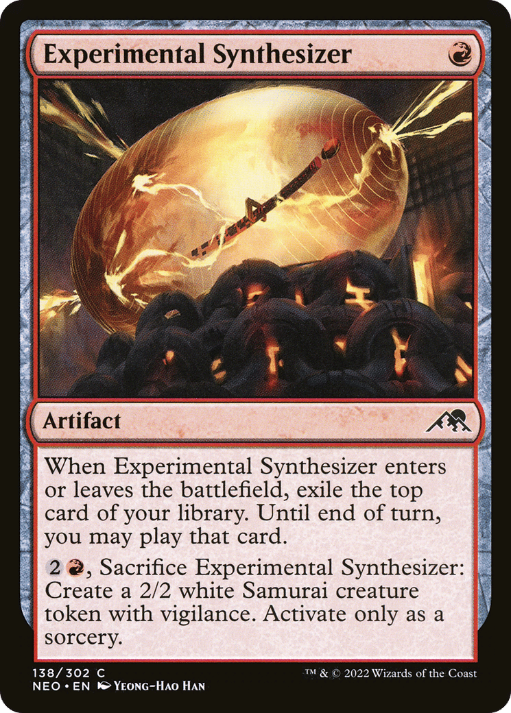 Experimental Synthesizer — Kamigawa: Neon Dynasty — Magic: The Gathering