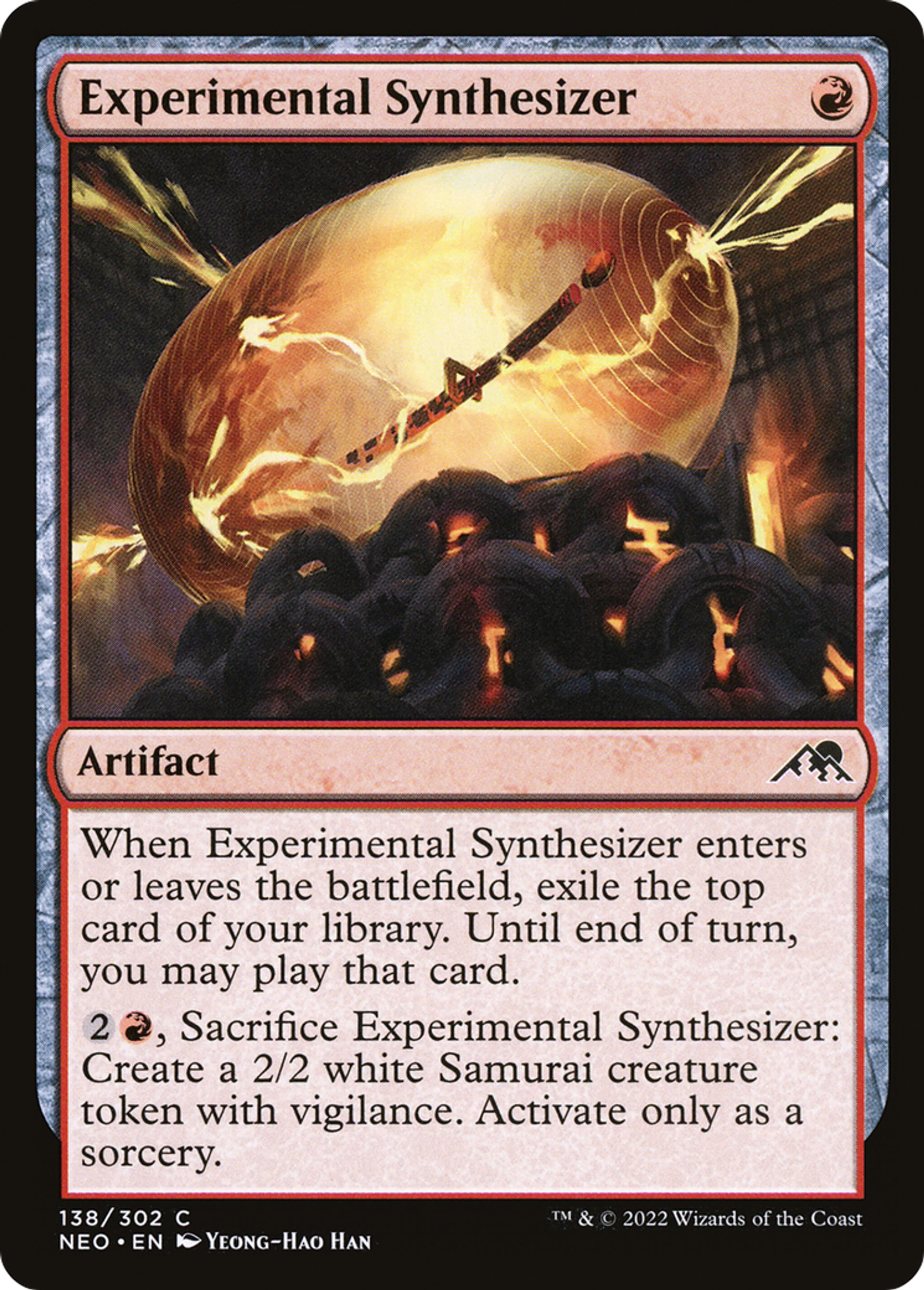 Experimental Synthesizer — Kamigawa: Neon Dynasty — Magic: The Gathering