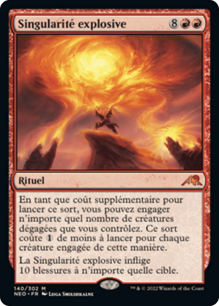 Singularité explosive — Kamigawa: Neon Dynasty — Magic: The Gathering
