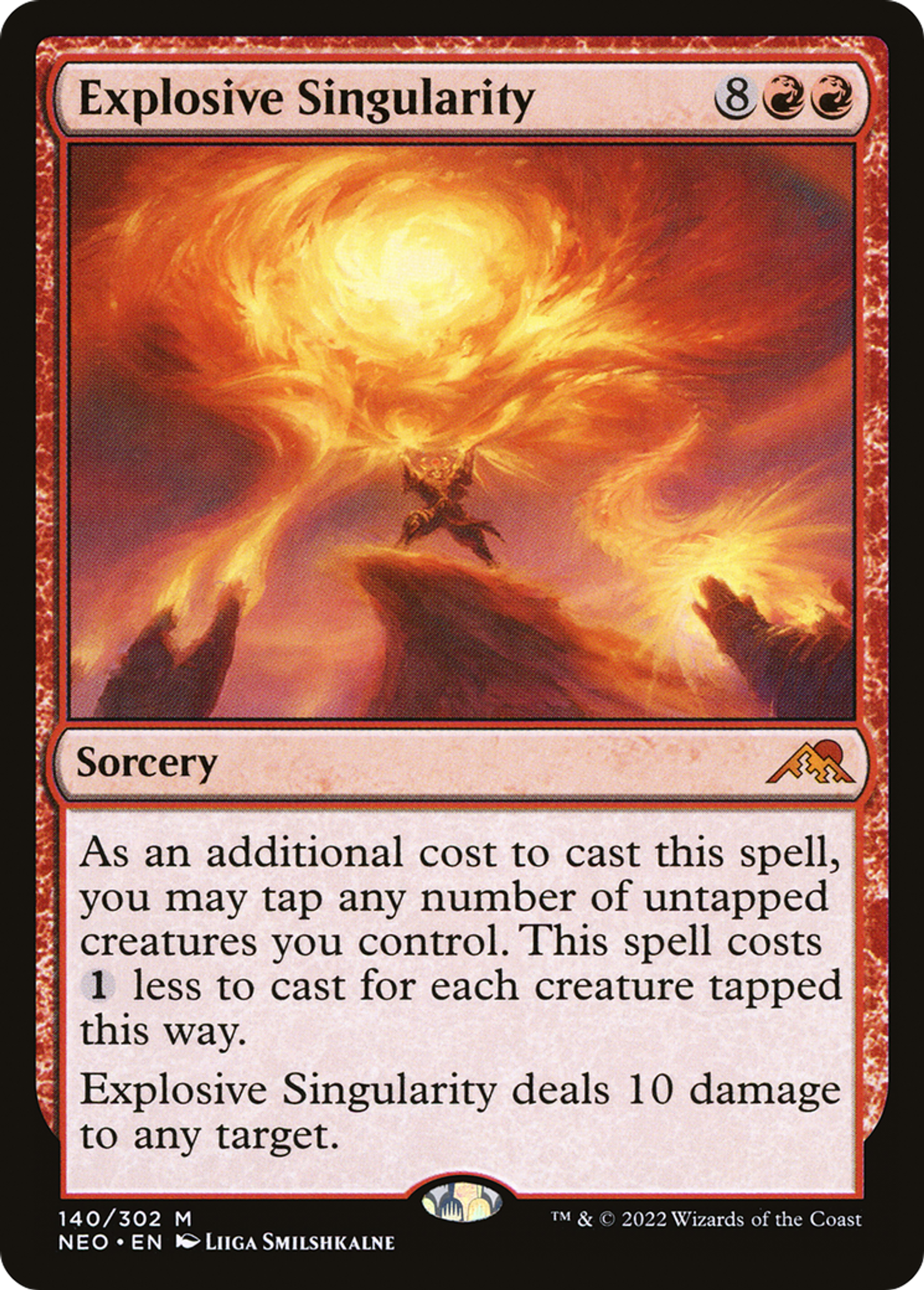 Singularité explosive — Kamigawa: Neon Dynasty — Magic: The Gathering