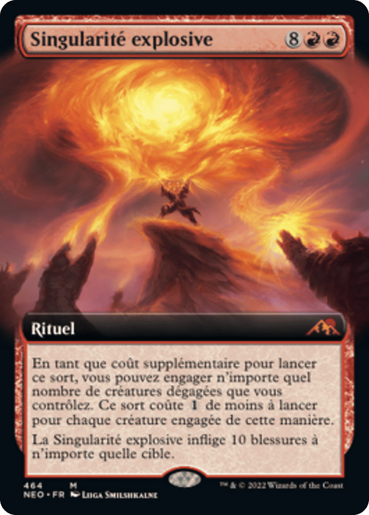 Singularité explosive — Kamigawa: Neon Dynasty — Magic: The Gathering