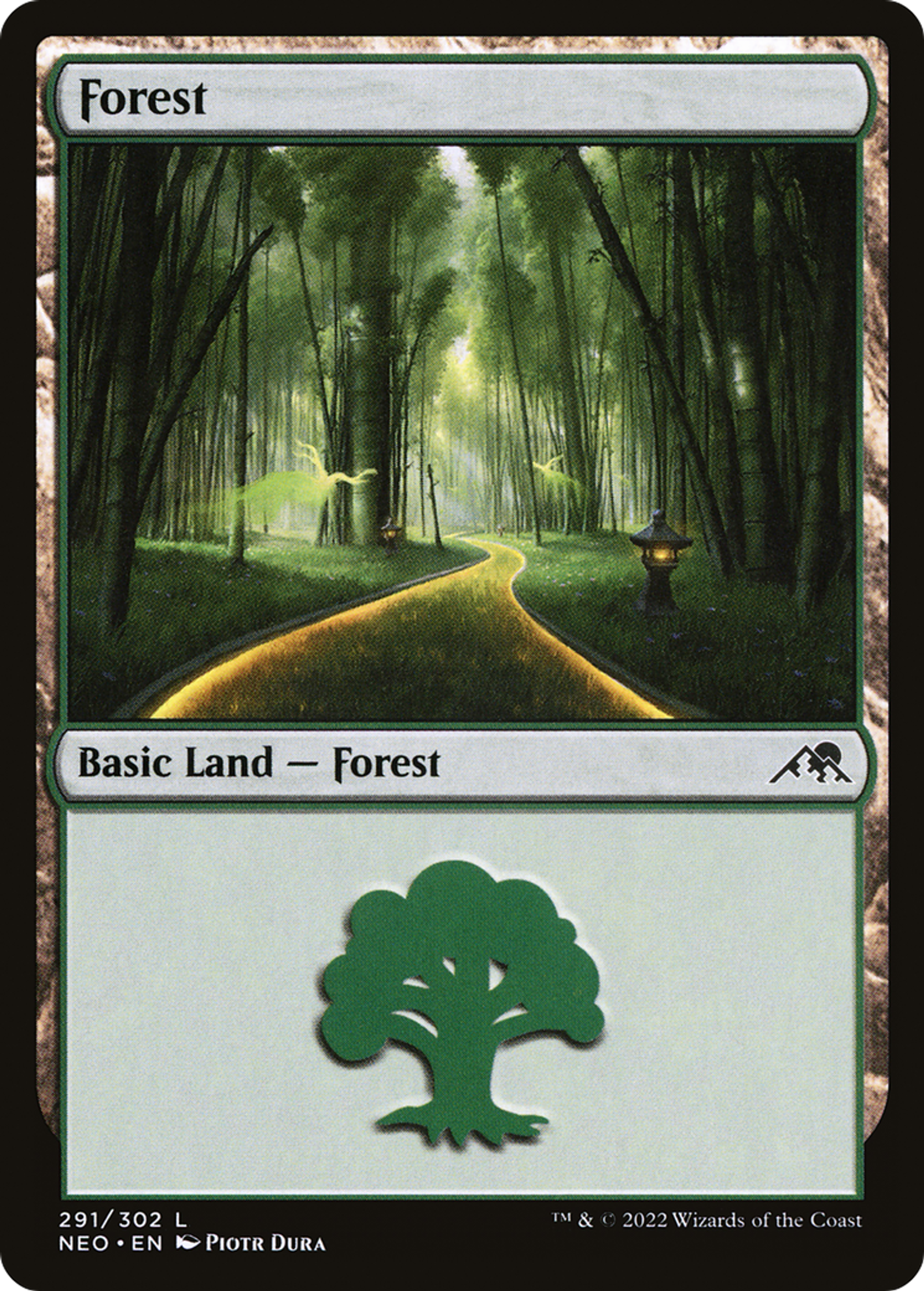 Forêt — Kamigawa: Neon Dynasty — Magic: The Gathering