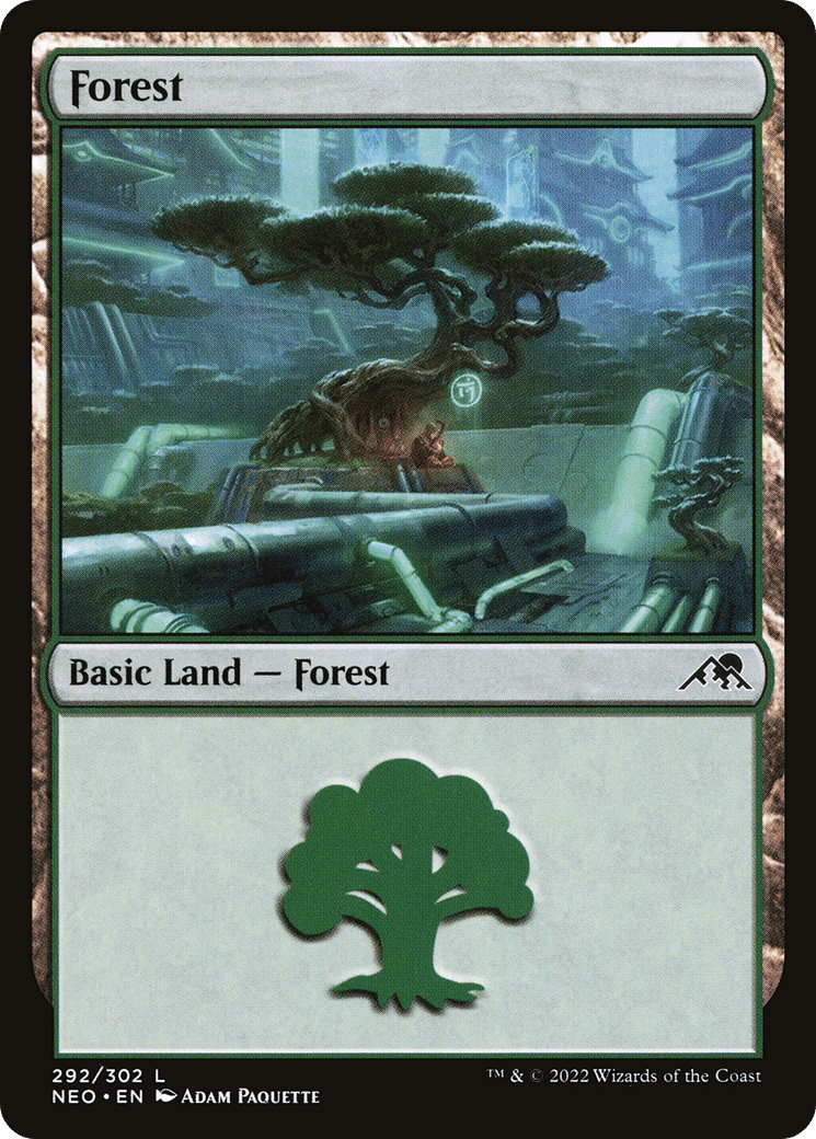 Forêt — Kamigawa: Neon Dynasty — Magic: The Gathering