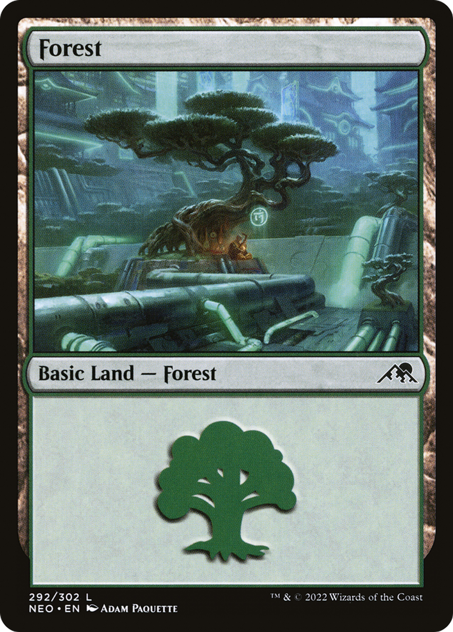 Forêt — Kamigawa: Neon Dynasty — Magic: The Gathering