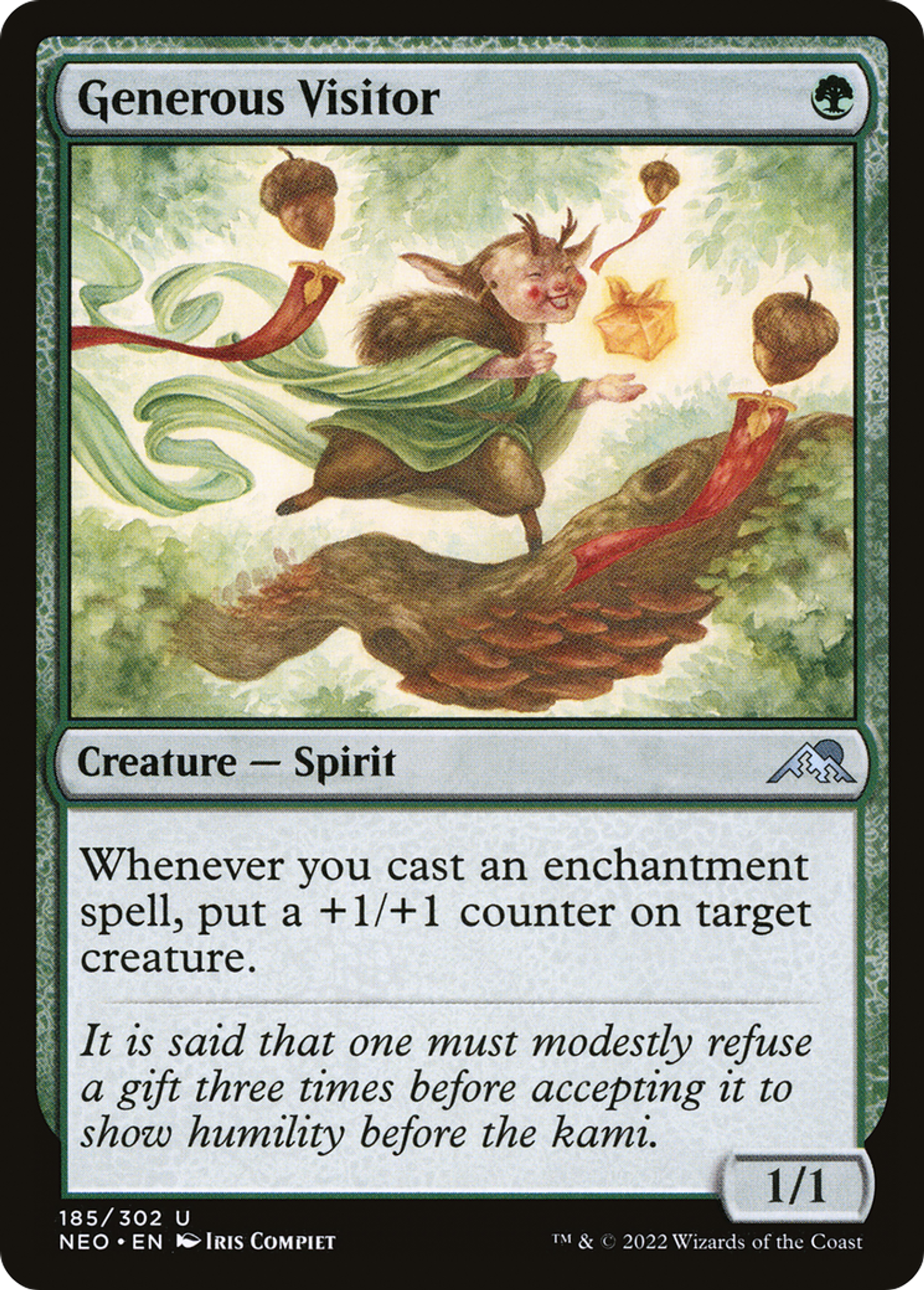 Visiteur généreux — Kamigawa: Neon Dynasty — Magic: The Gathering