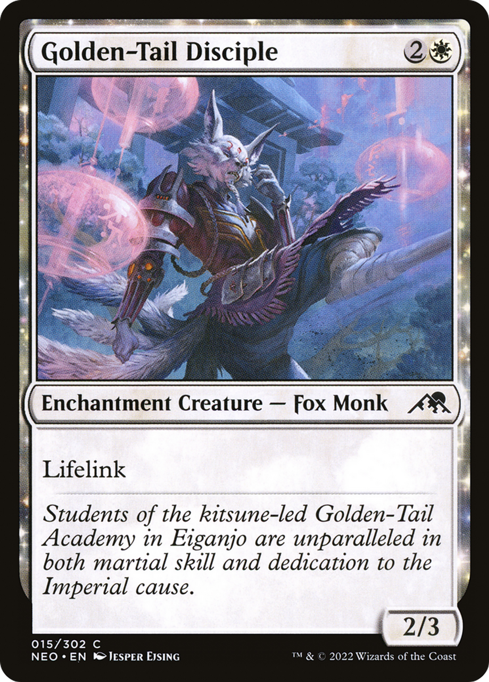 Golden-Tail Disciple — Kamigawa: Neon Dynasty — Magic: The Gathering