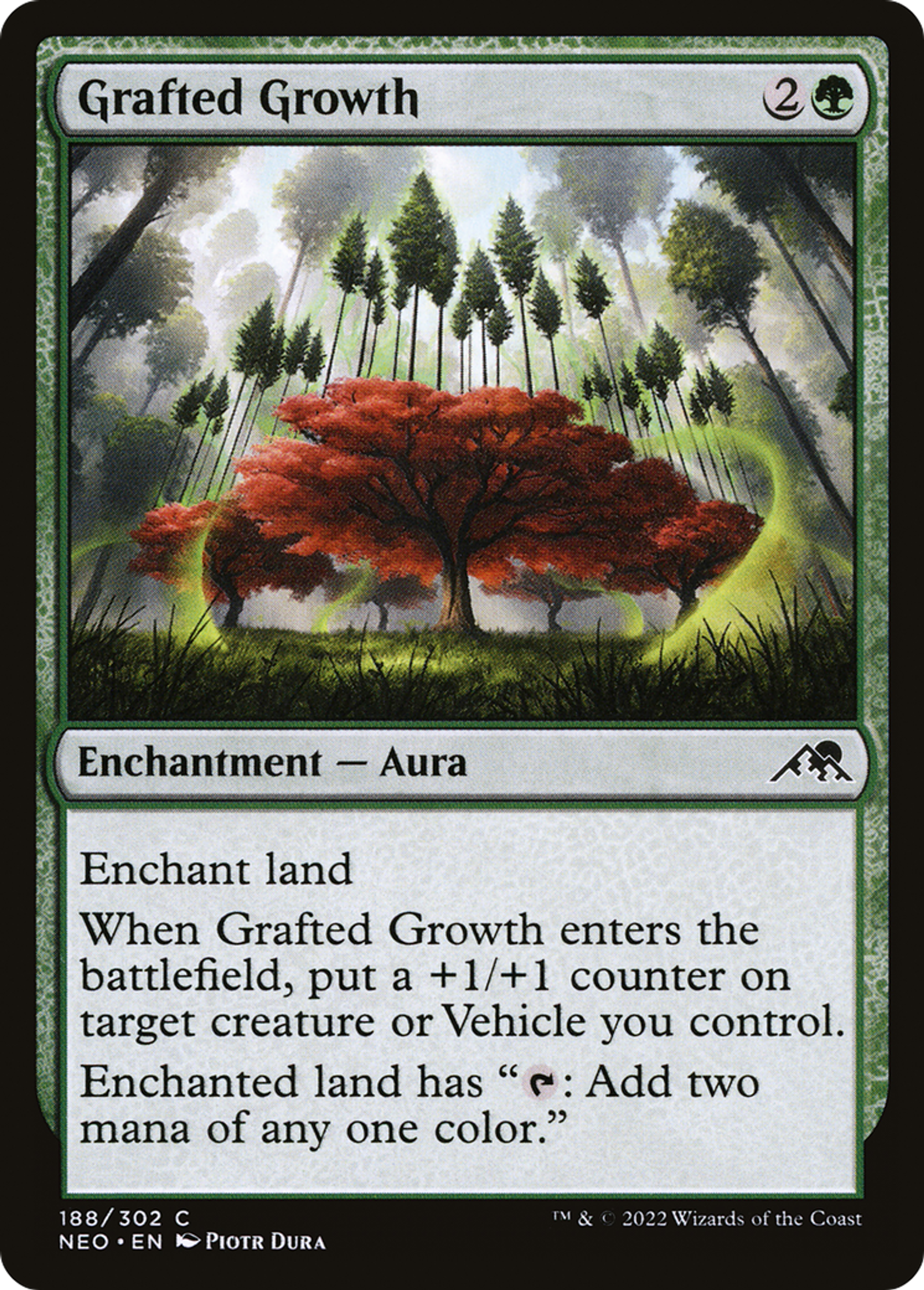 Grafted Growth — Kamigawa: Neon Dynasty — Magic: The Gathering