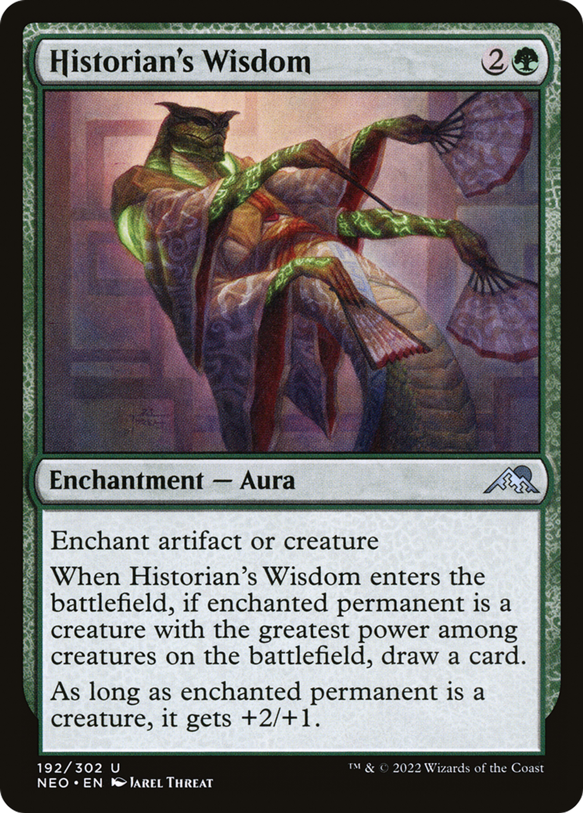 Sagesse de l'historien — Kamigawa: Neon Dynasty — Magic: The Gathering