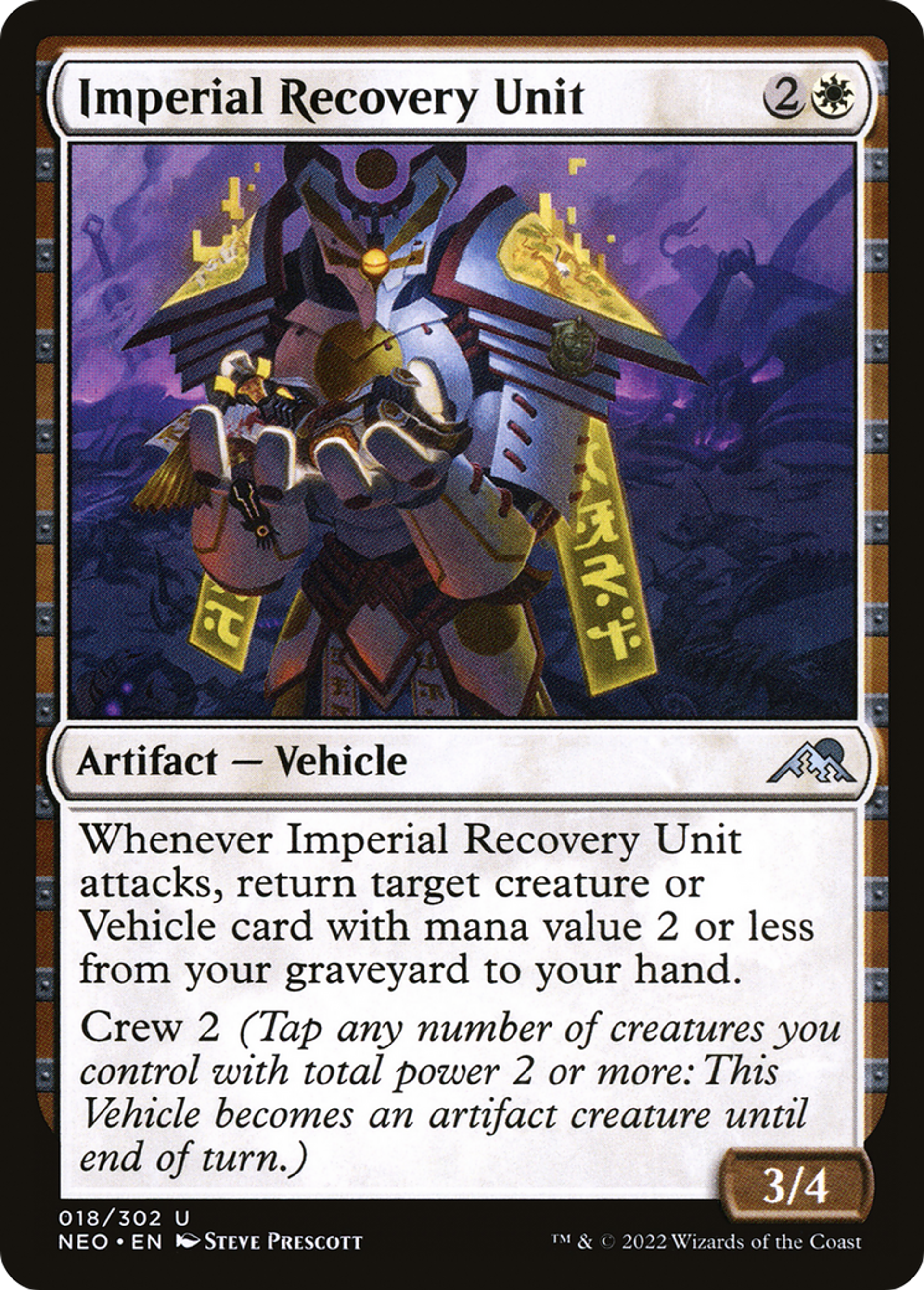 Unité d'assistance impériale — Kamigawa: Neon Dynasty — Magic: The Gathering